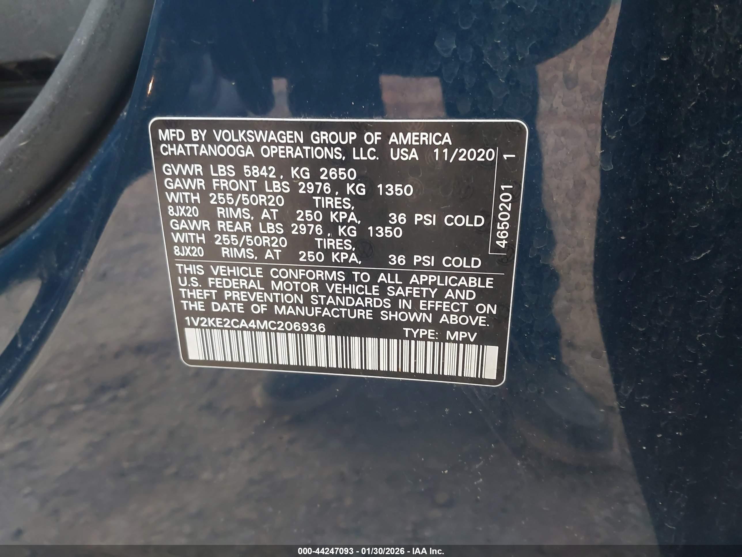 VOLKSWAGEN ATLAS image 9
