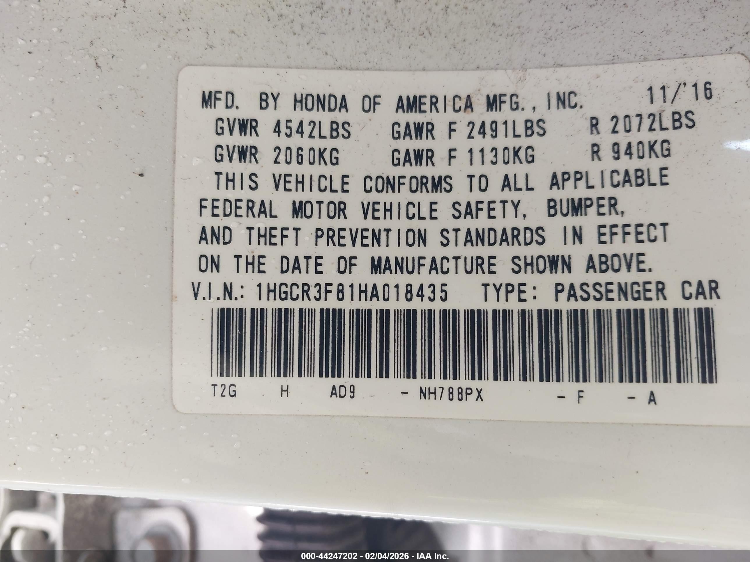 HONDA ACCORD image 9