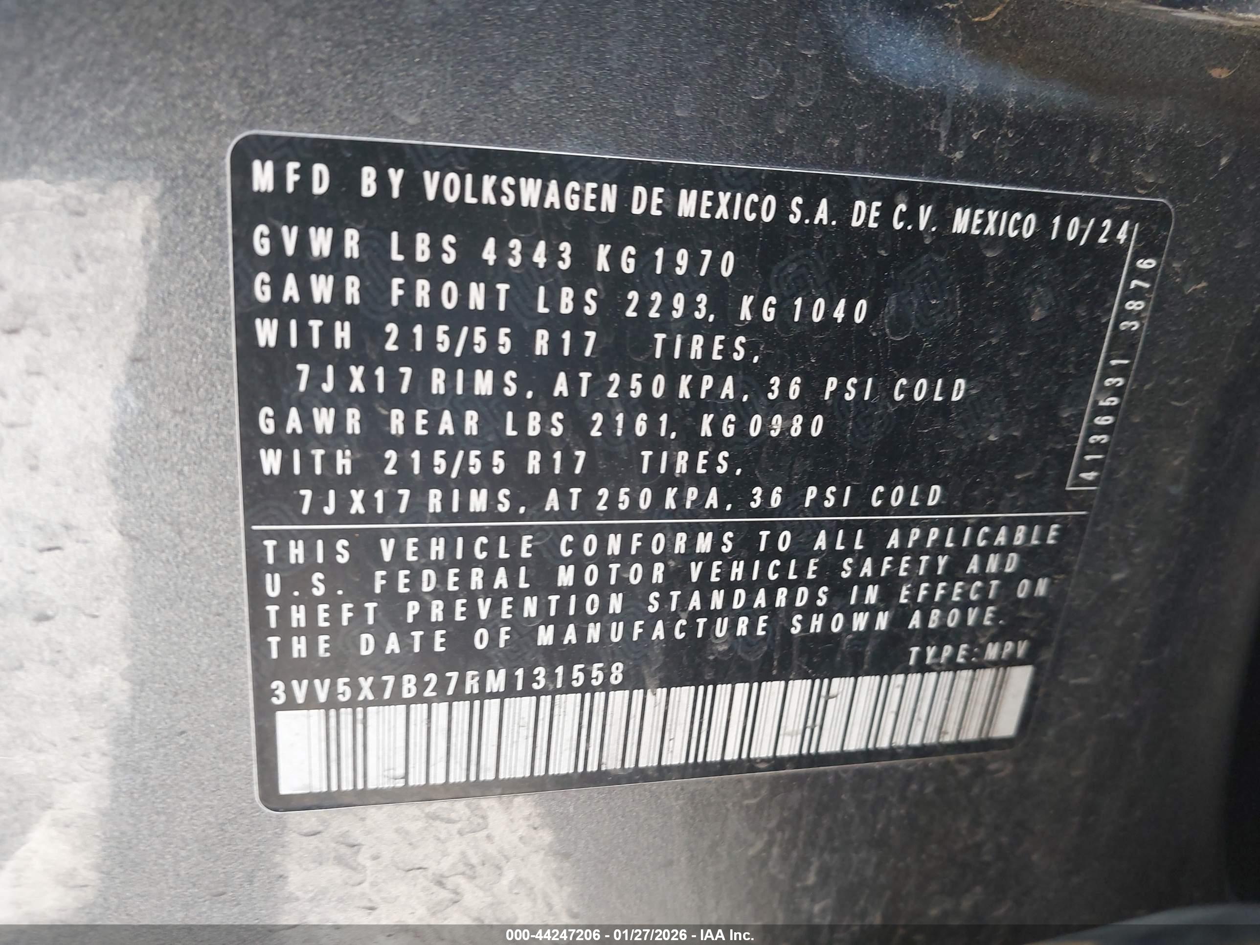 VOLKSWAGEN TAOS image 9