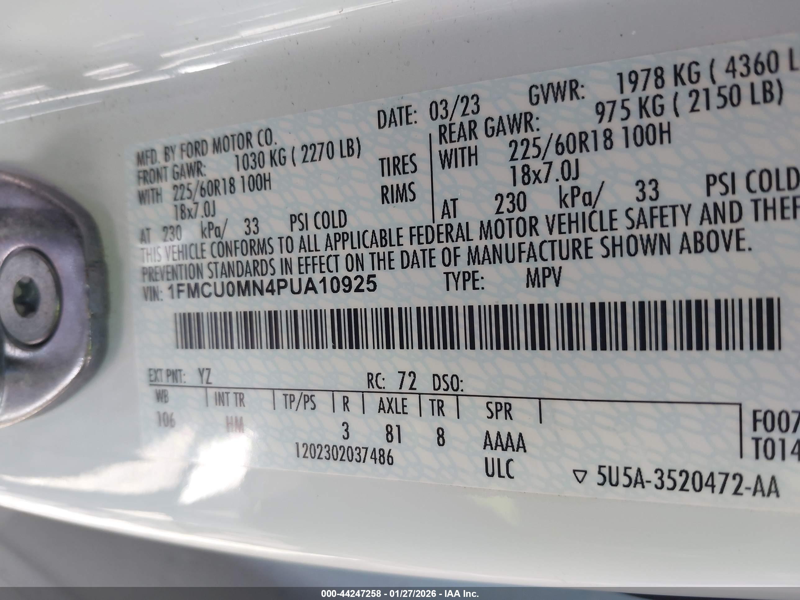 FORD ESCAPE image 9