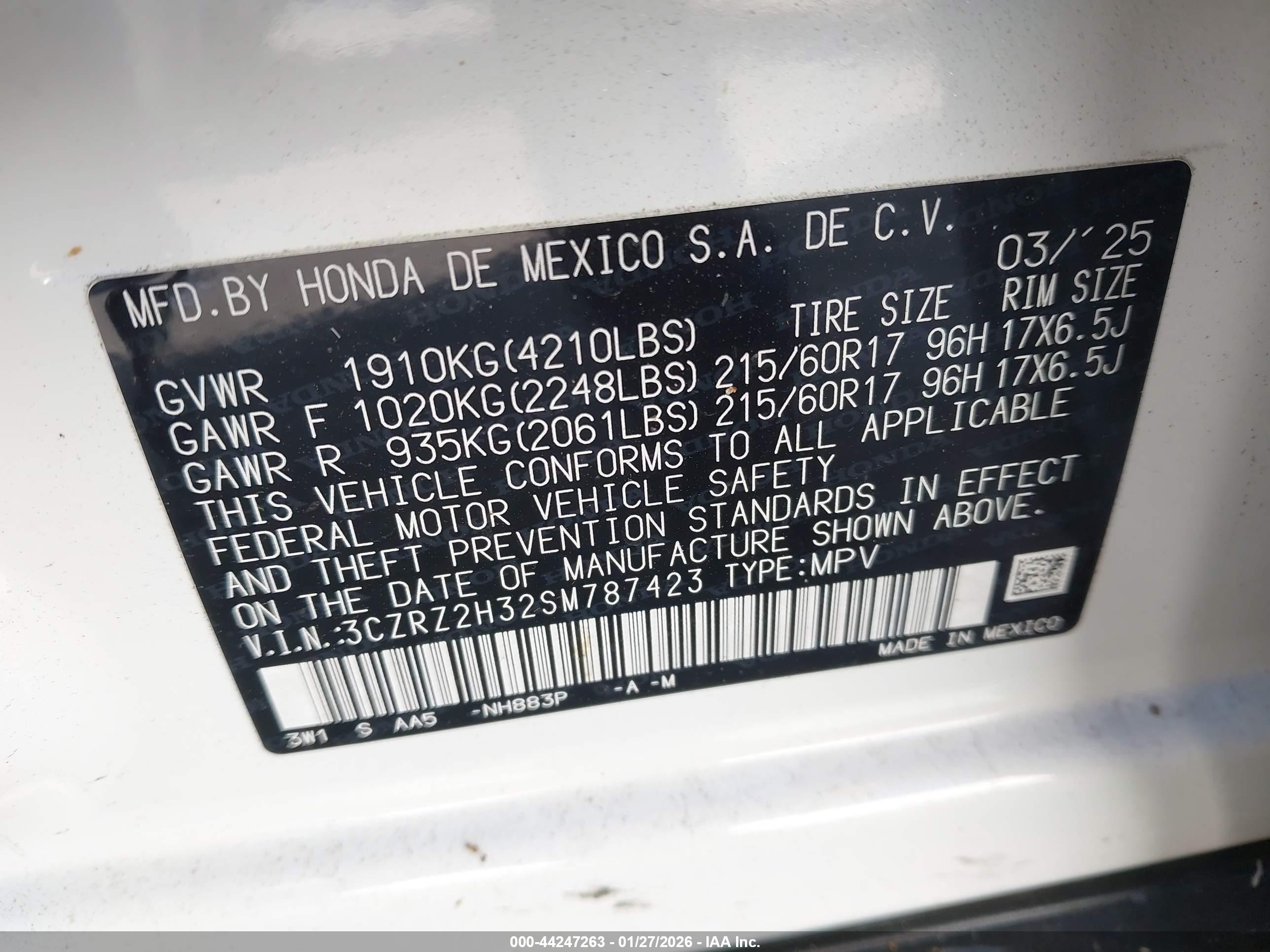 HONDA HR-V image 9