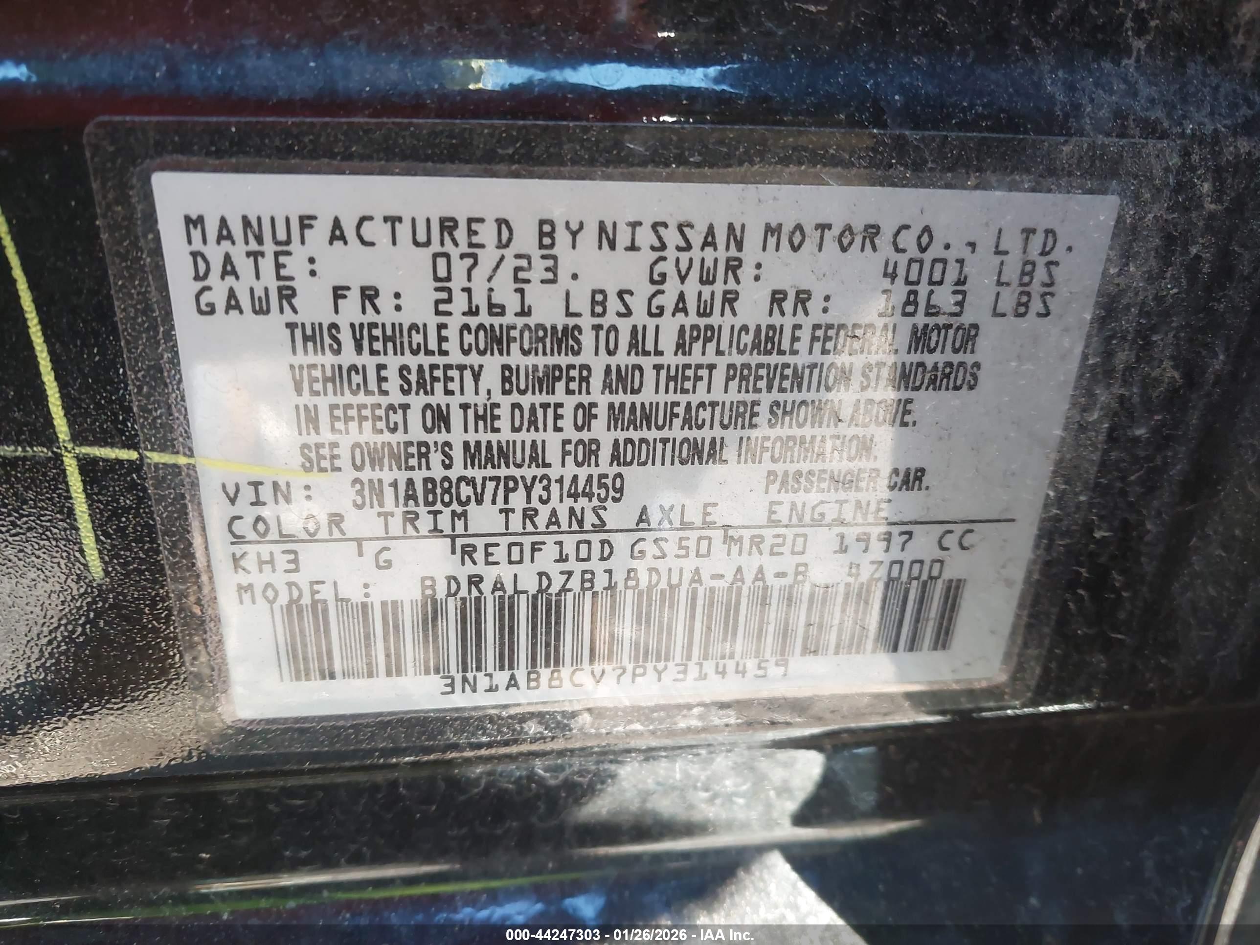 NISSAN SENTRA image 9