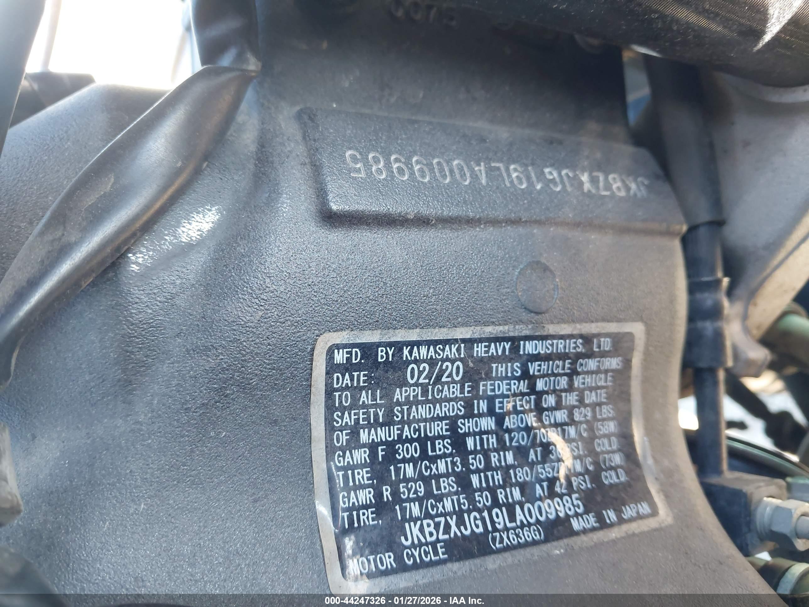 KAWASAKI ZX636 image 10