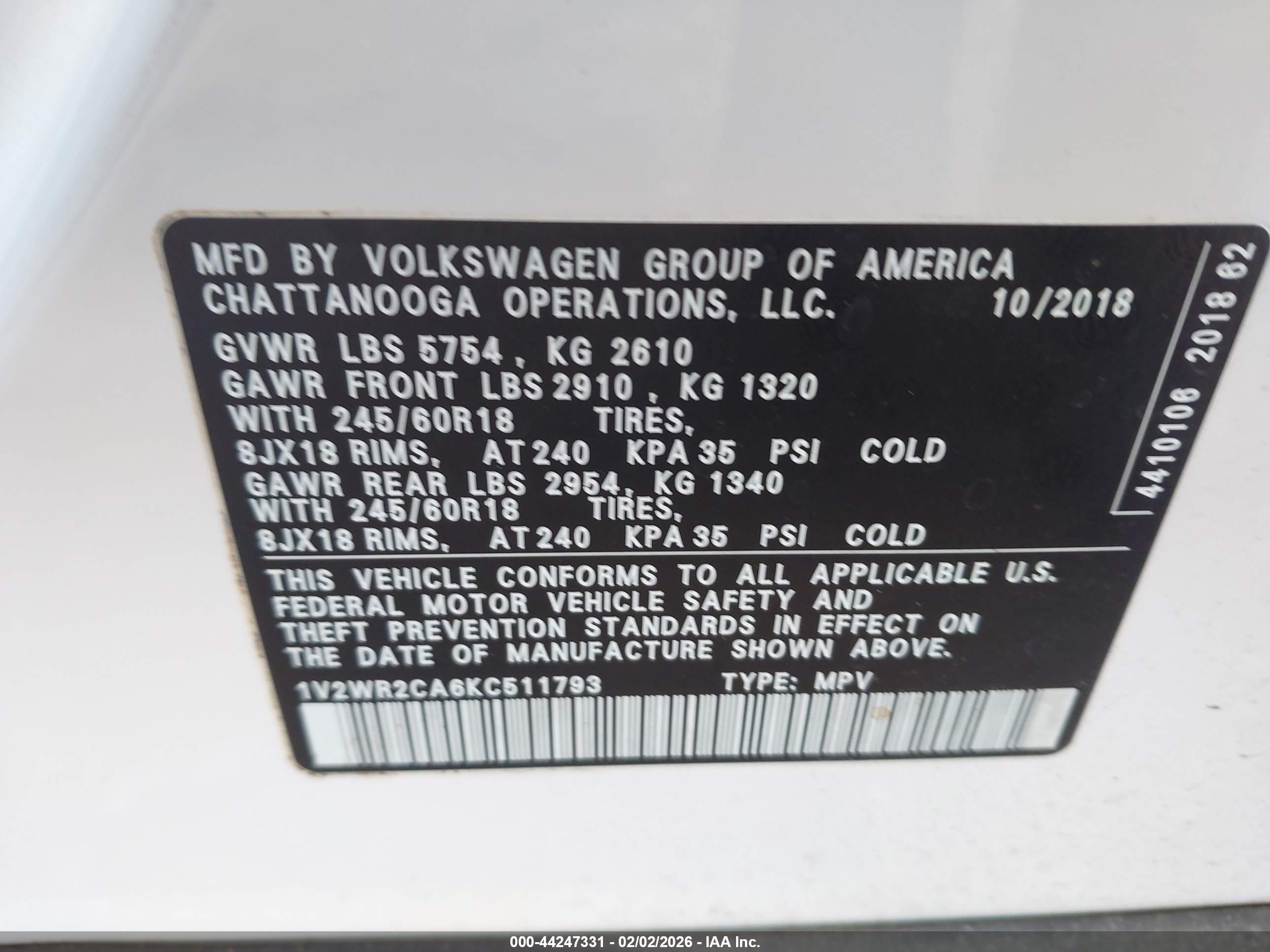 VOLKSWAGEN ATLAS image 9