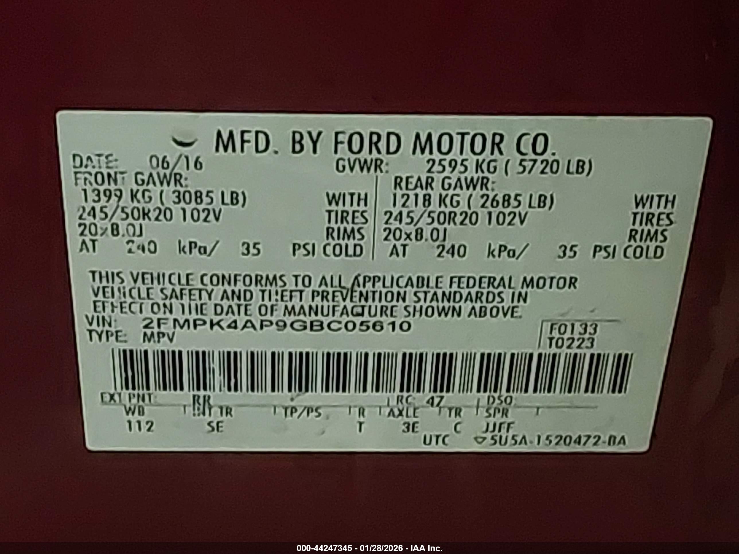 FORD EDGE image 9