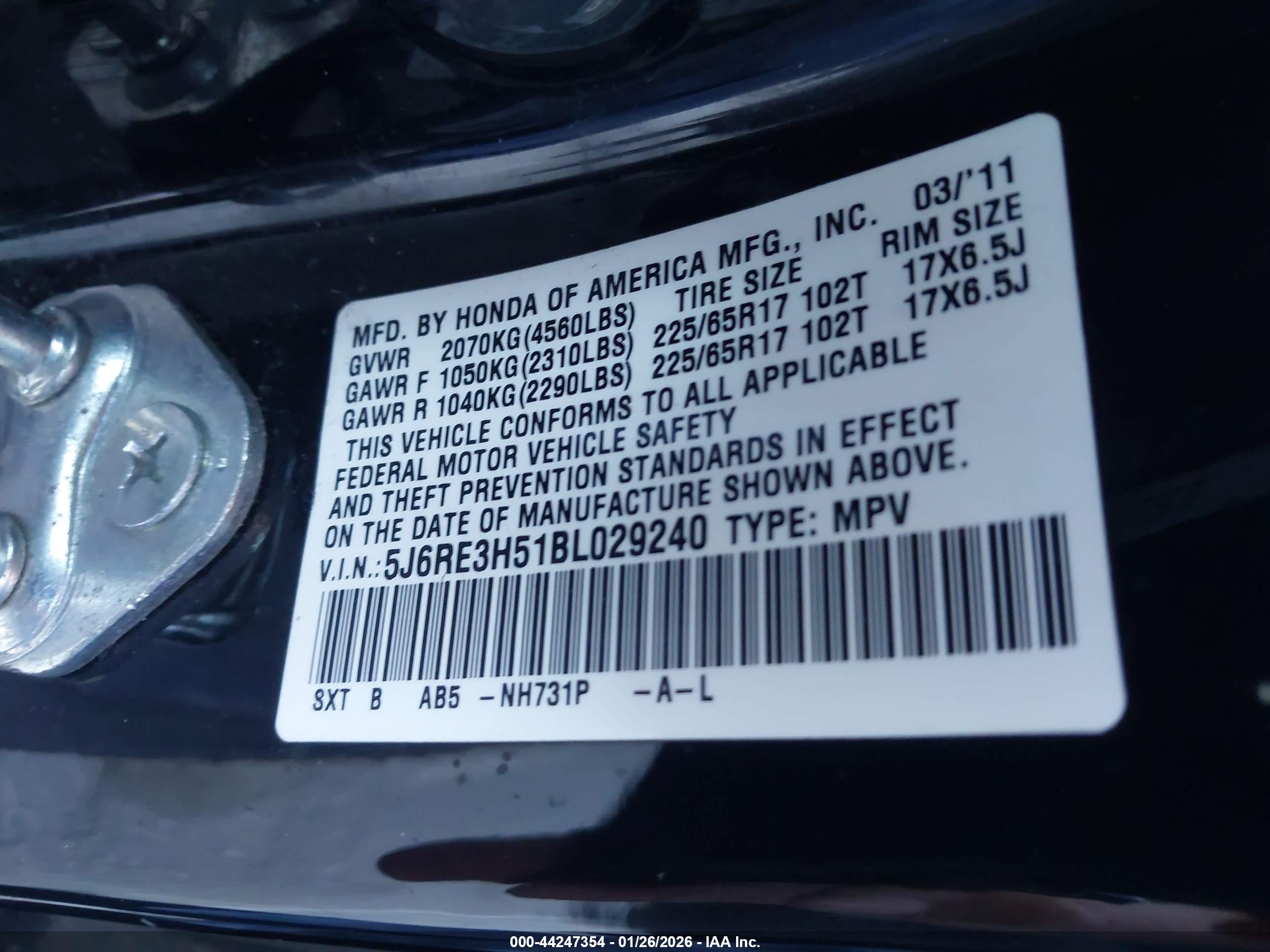 HONDA CR-V image 9