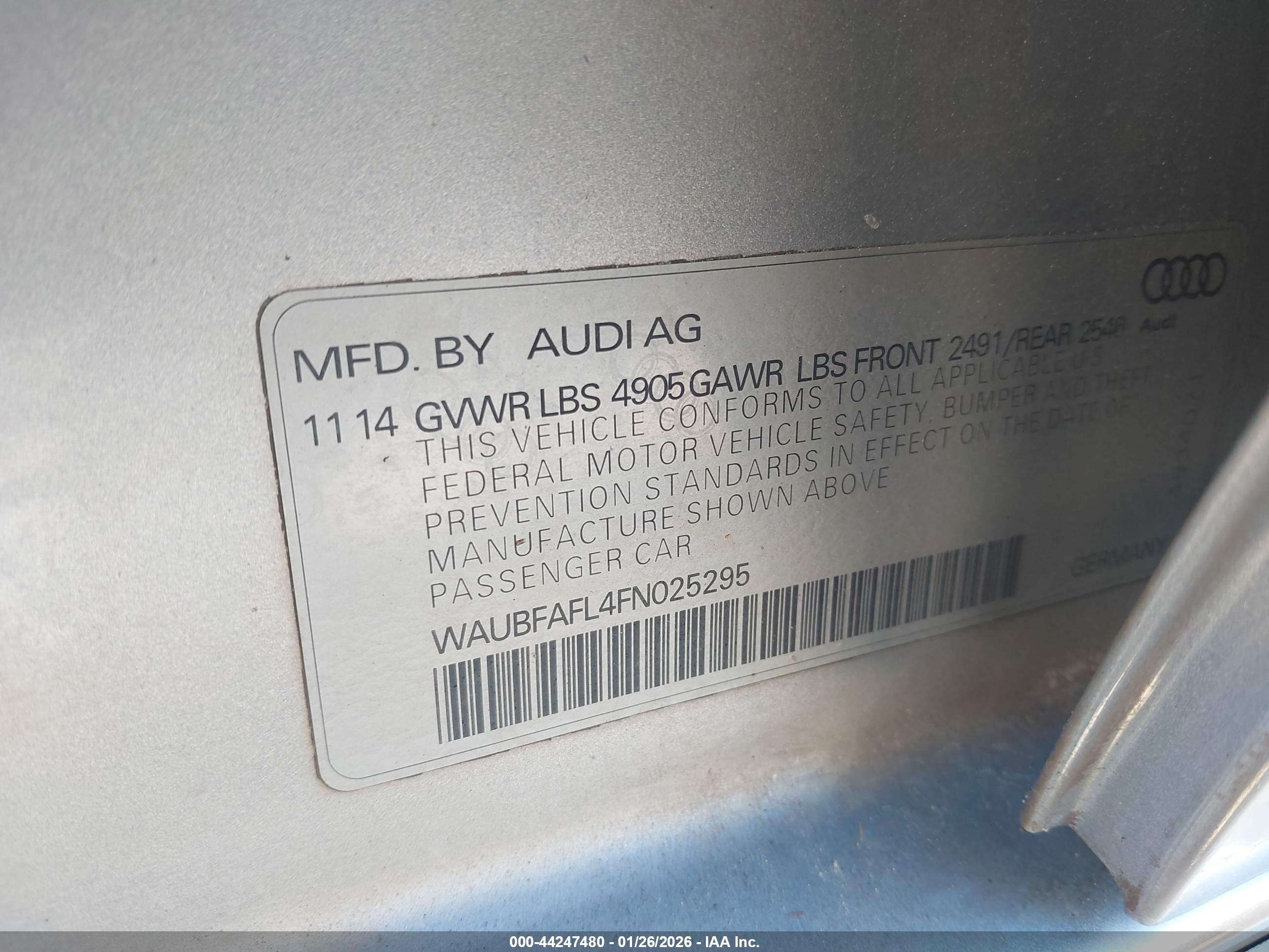 AUDI A4 image 9