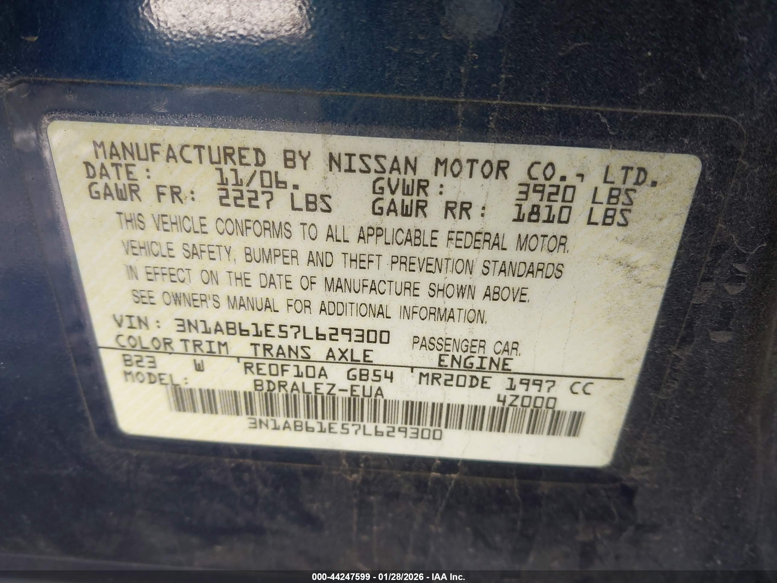NISSAN SENTRA image 9