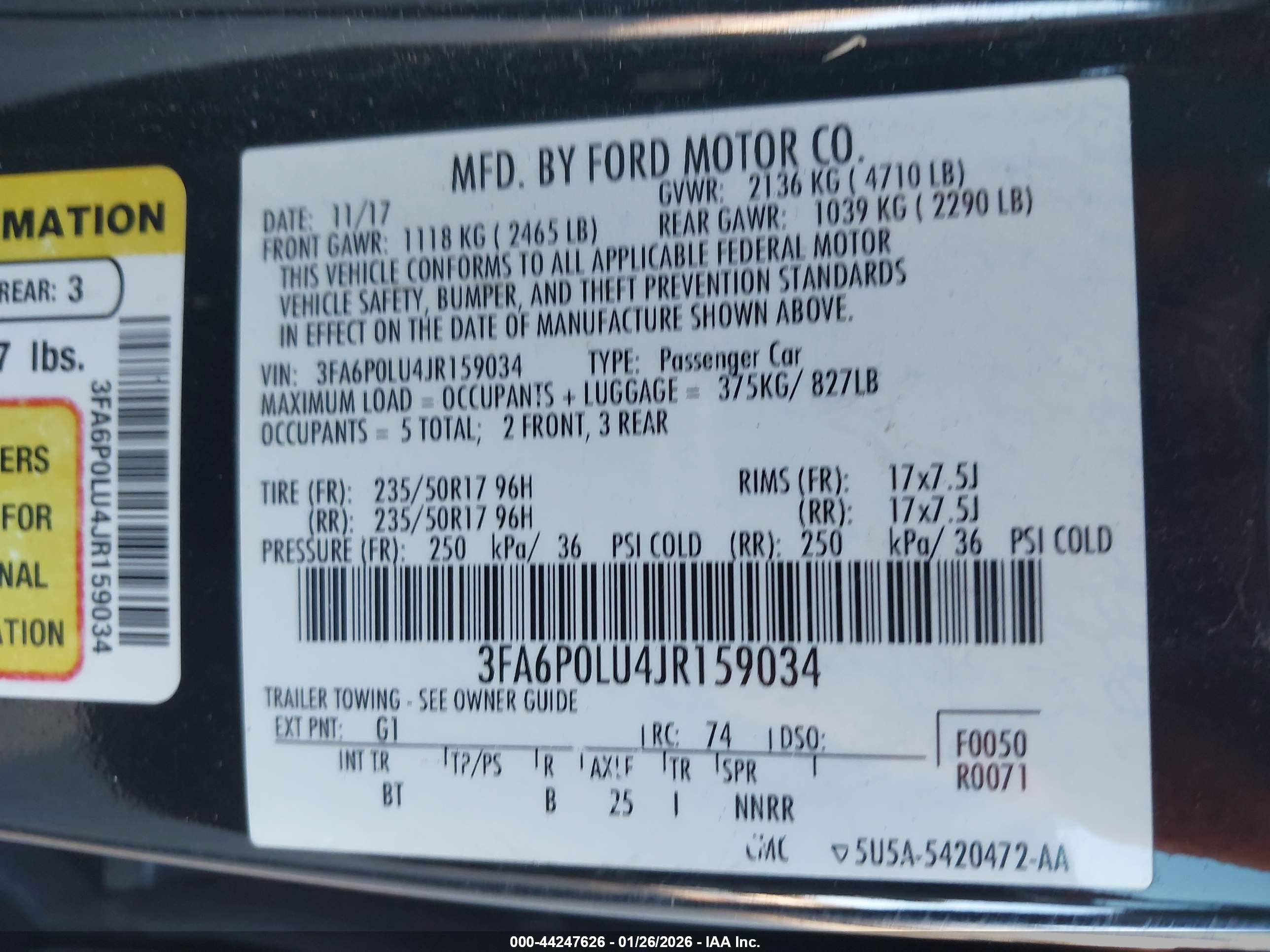FORD FUSION image 9