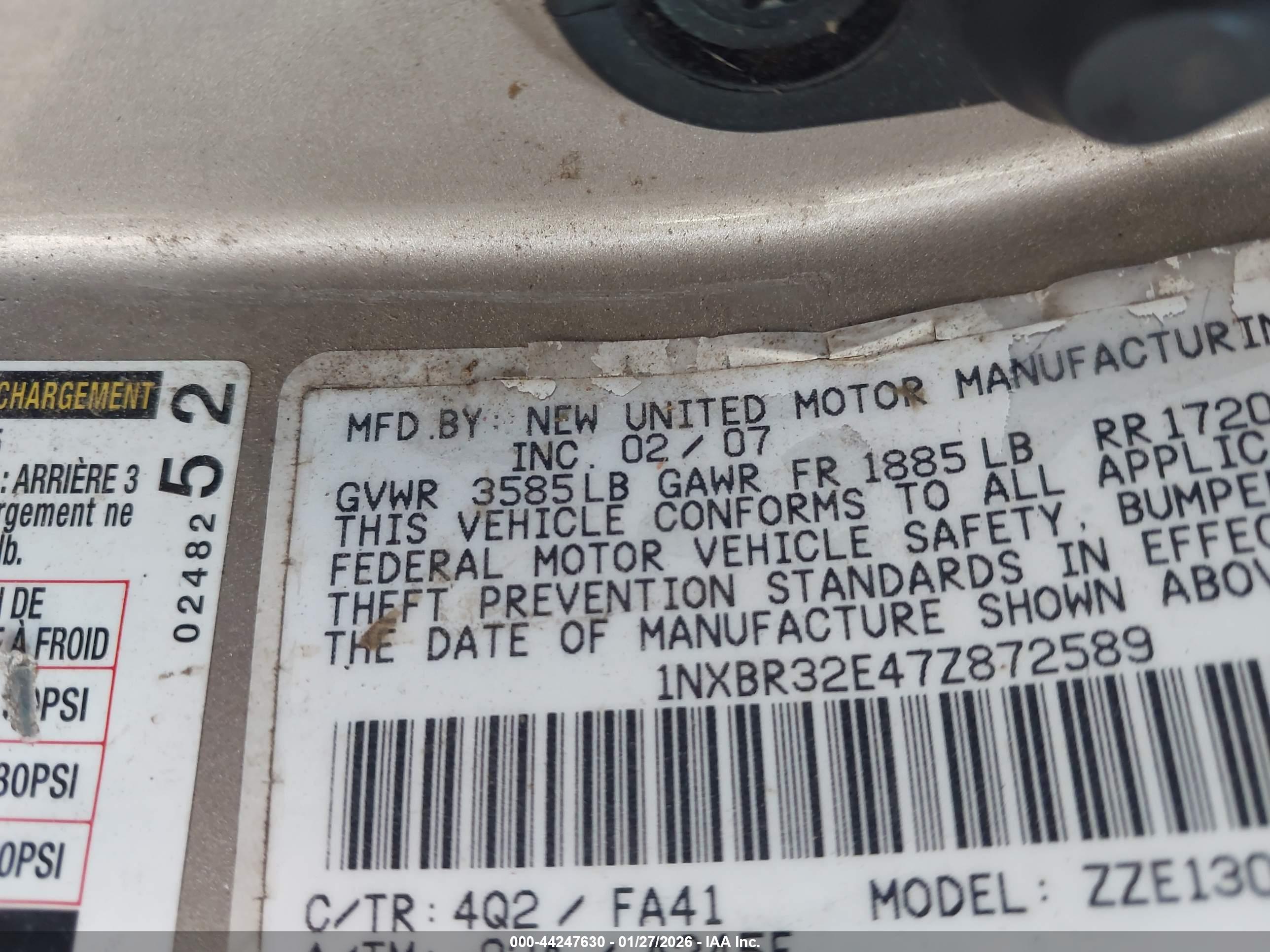 TOYOTA COROLLA image 9