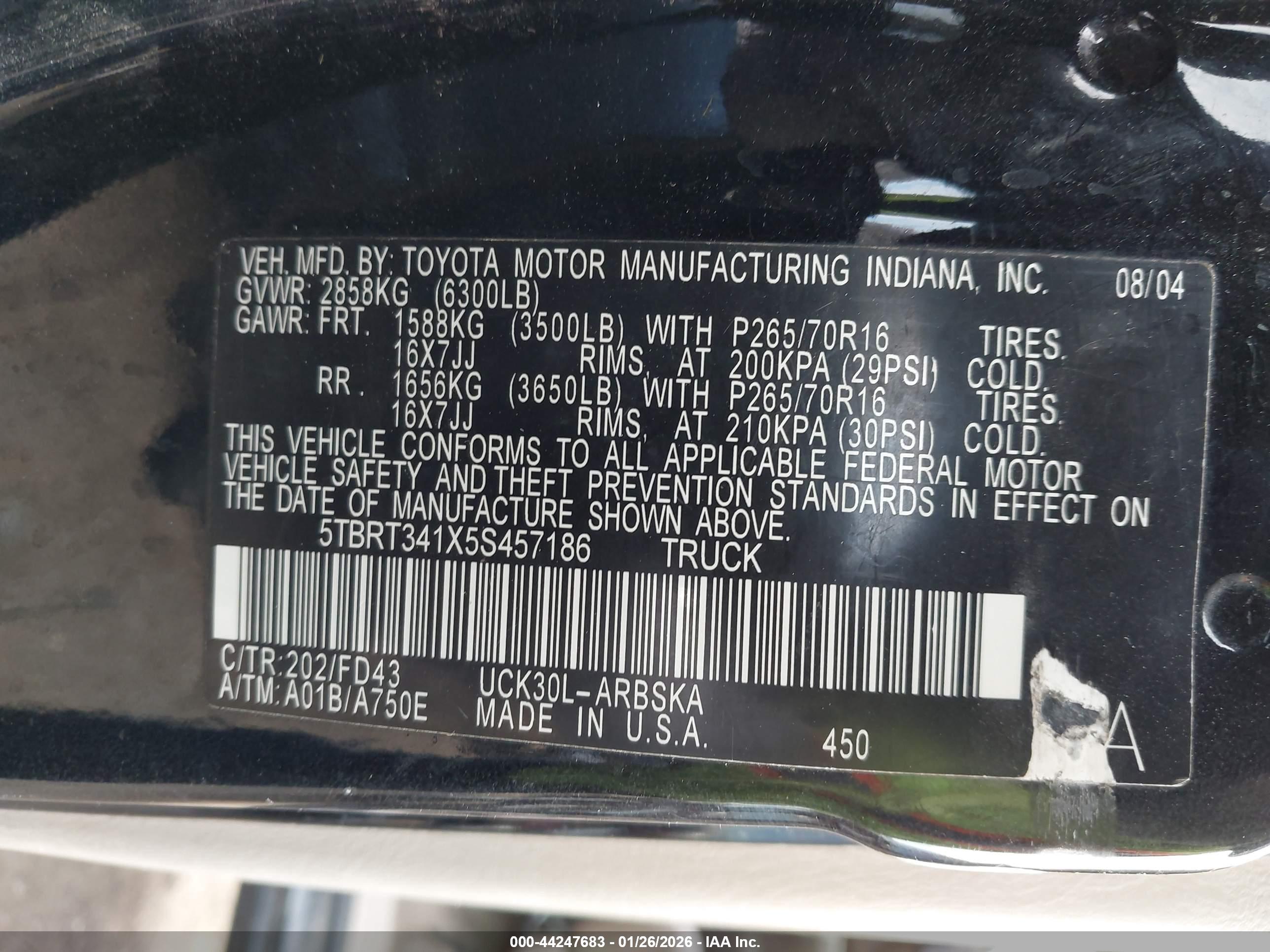 TOYOTA TUNDRA image 9