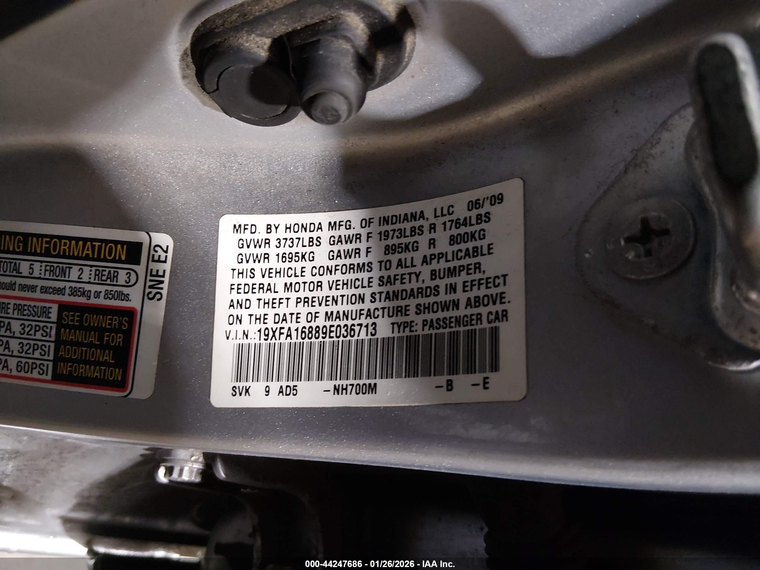HONDA CIVIC image 9