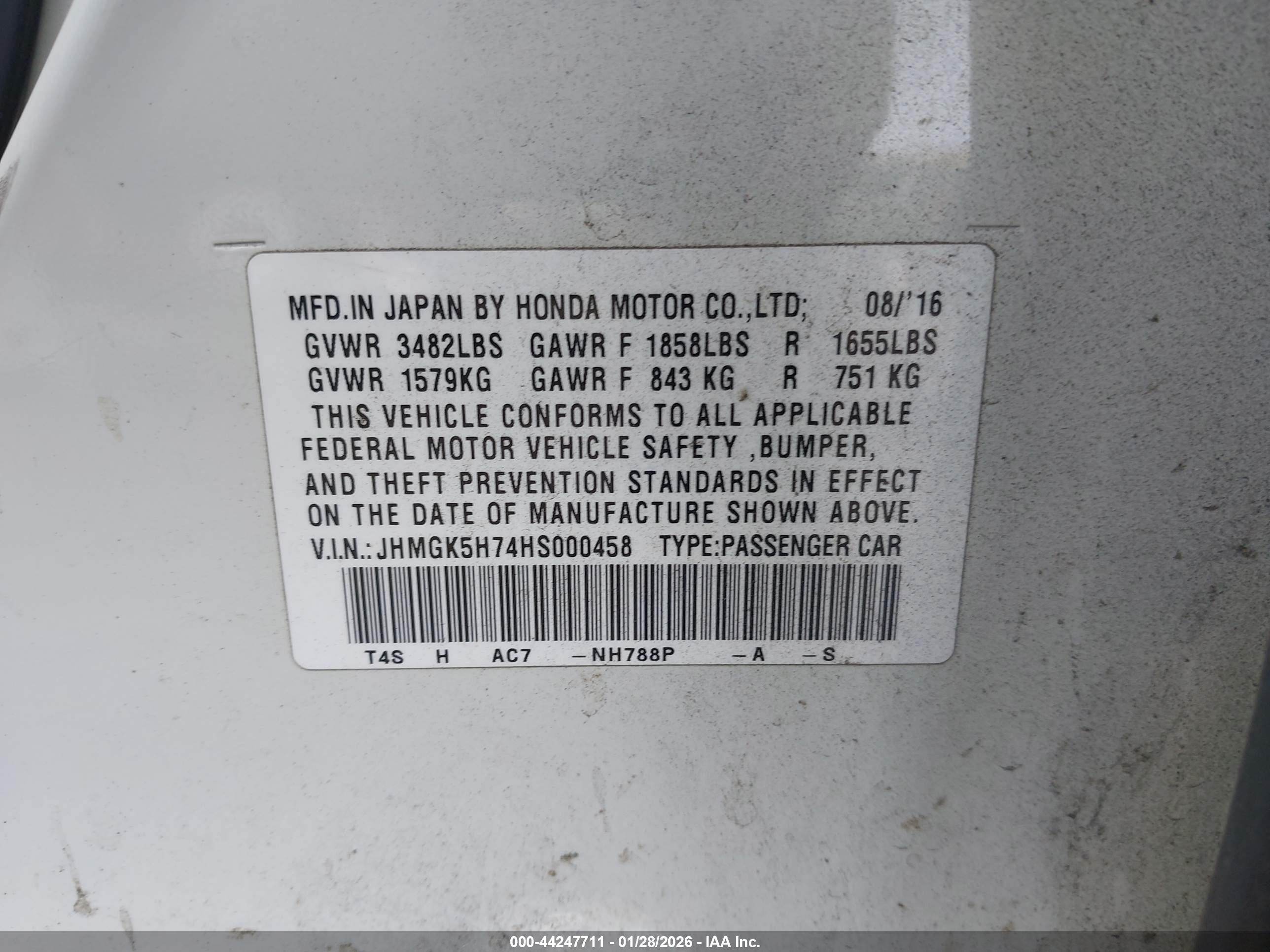 HONDA FIT image 9