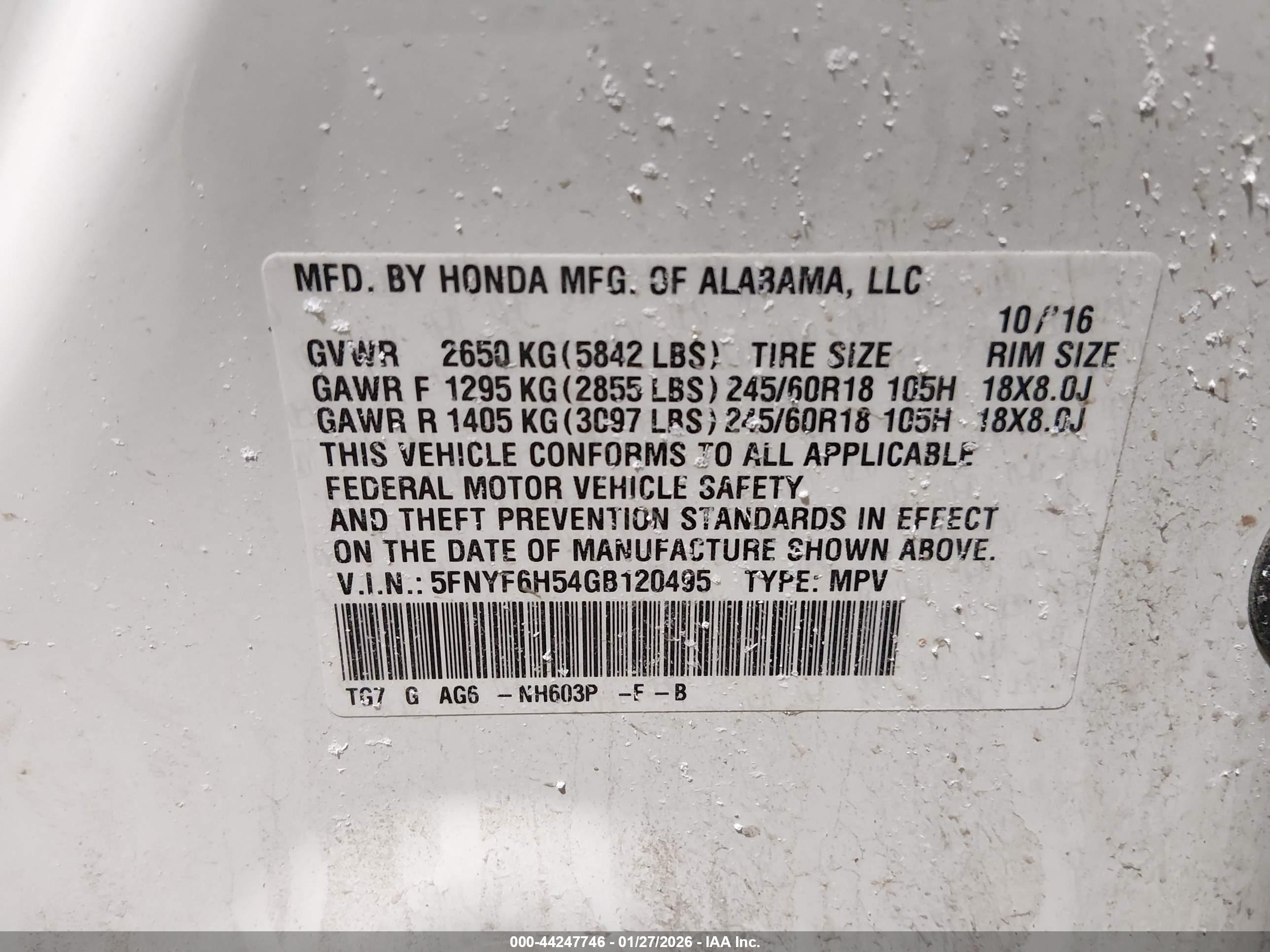 HONDA PILOT image 9