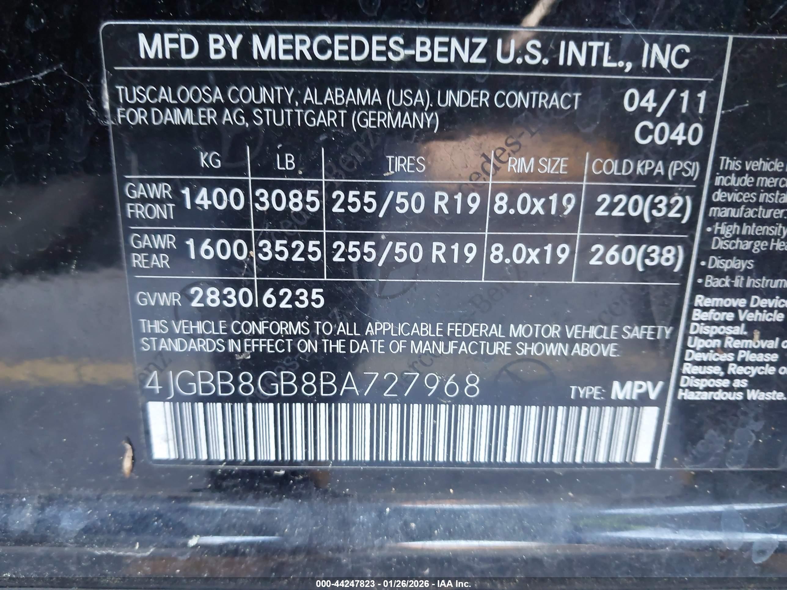 MERCEDES-BENZ ML image 9