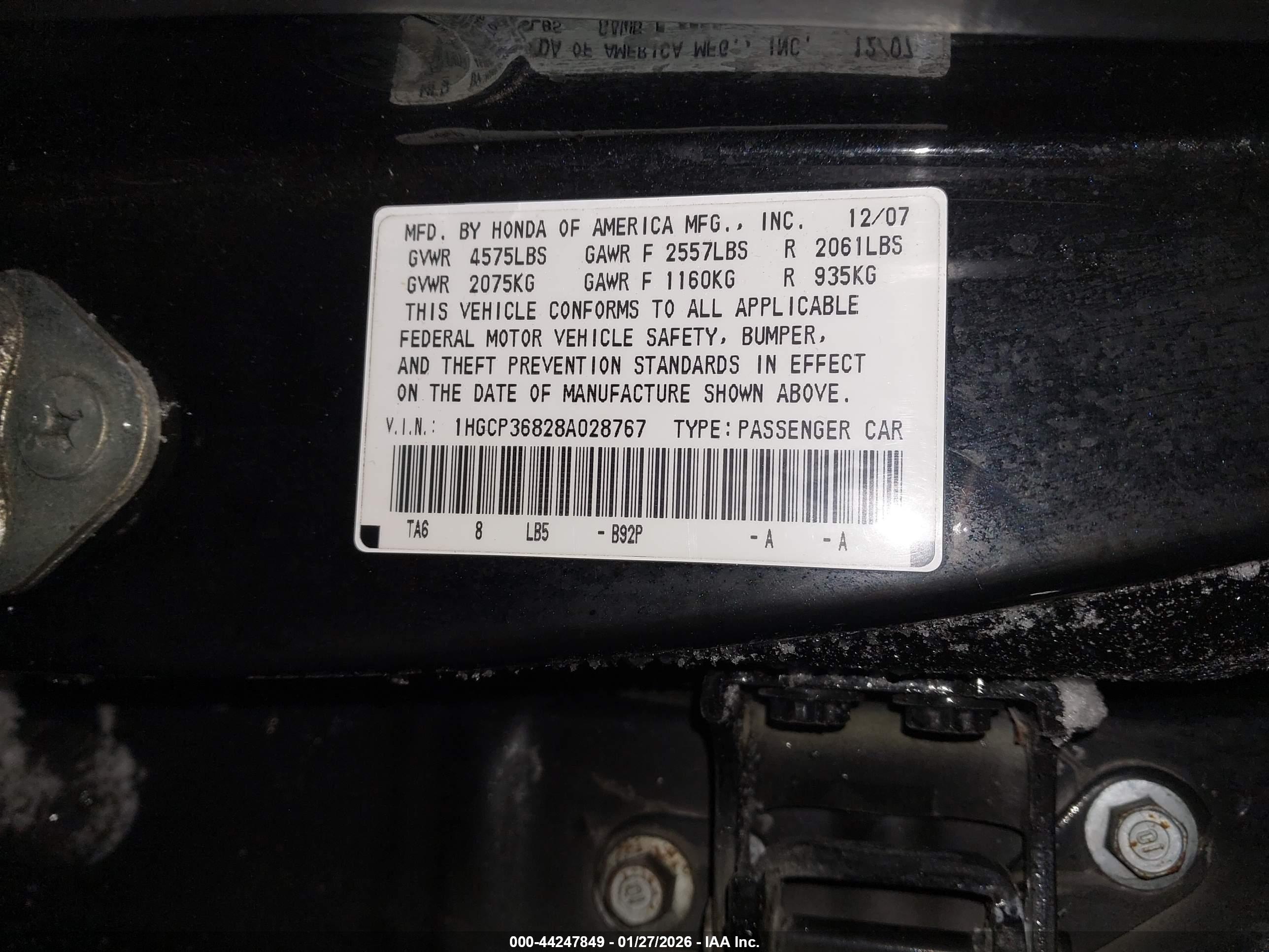 HONDA ACCORD image 9