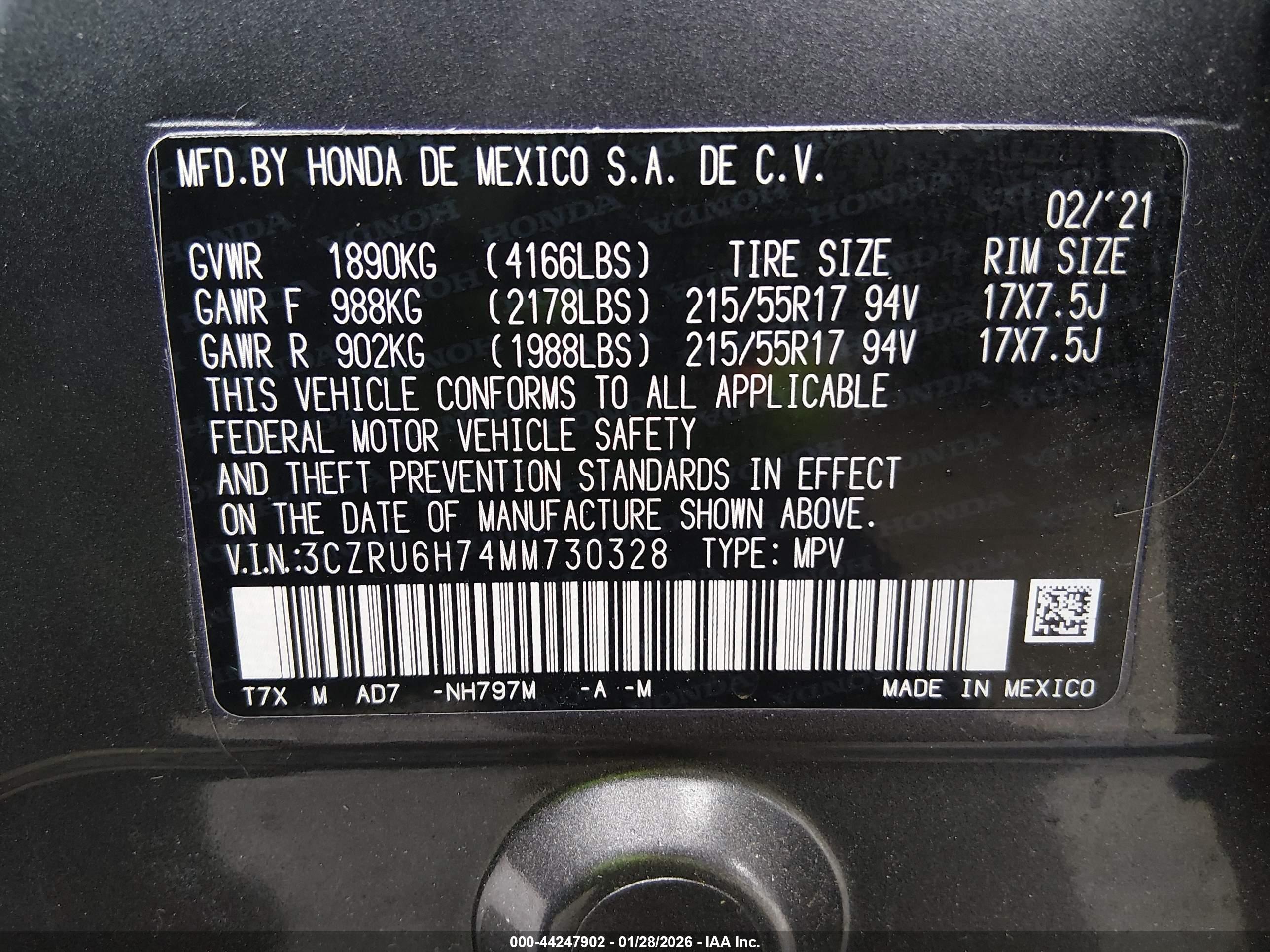 HONDA HR-V image 9