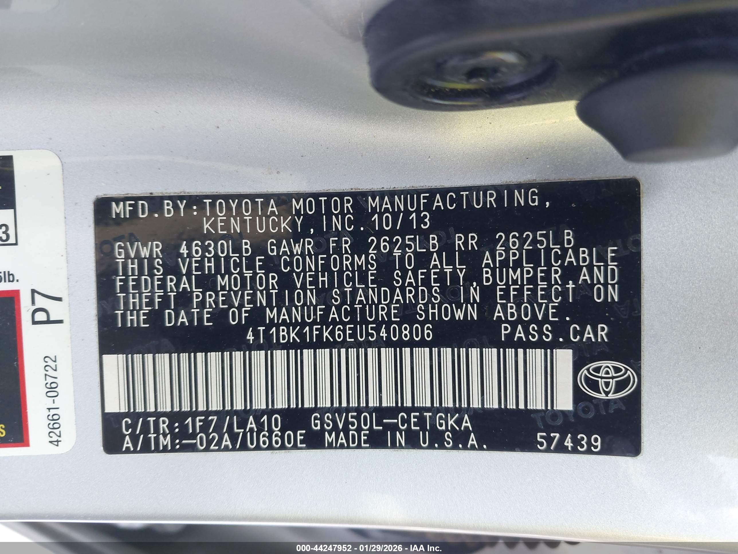 TOYOTA CAMRY image 9