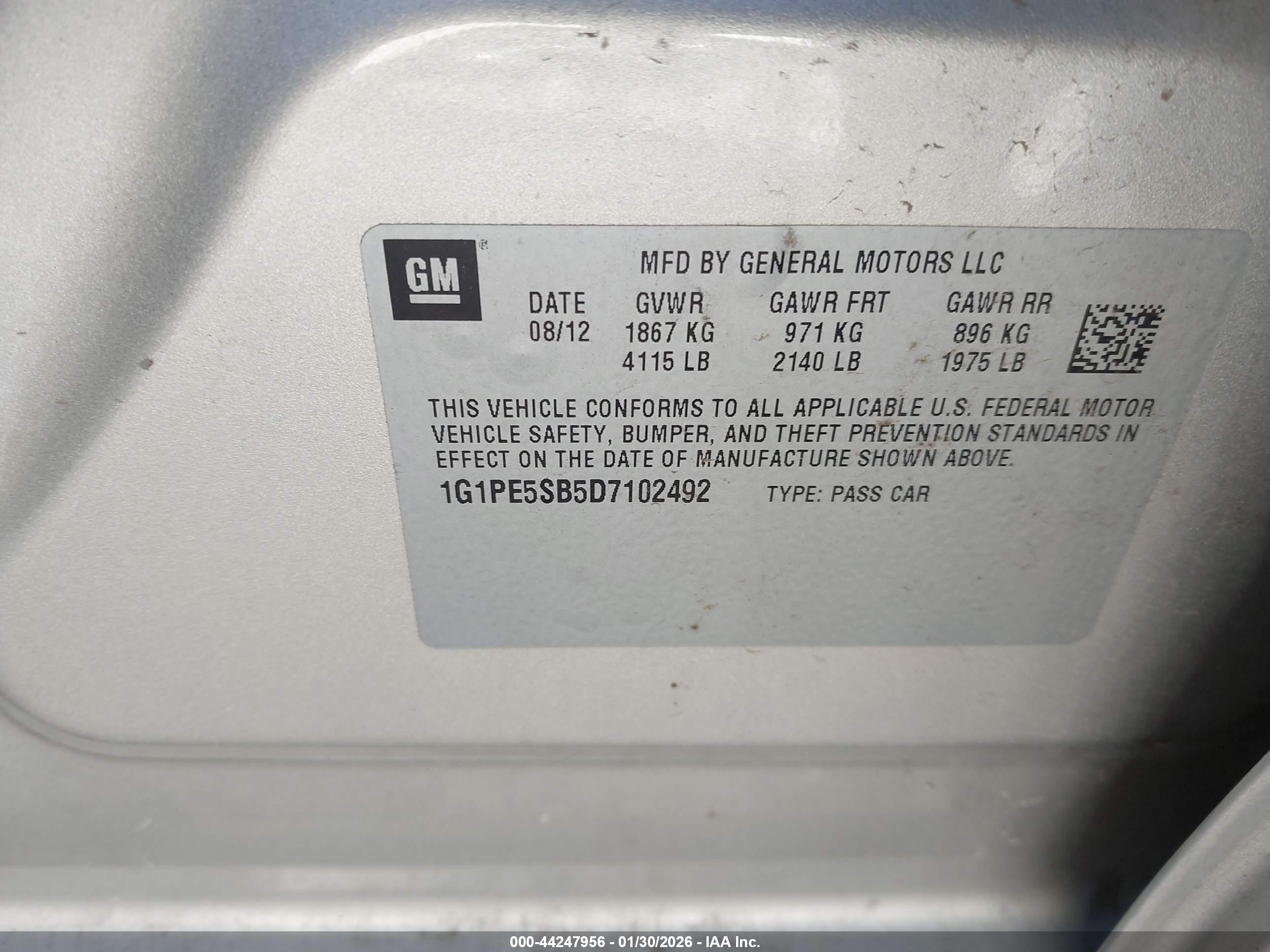CHEVROLET CRUZE image 9