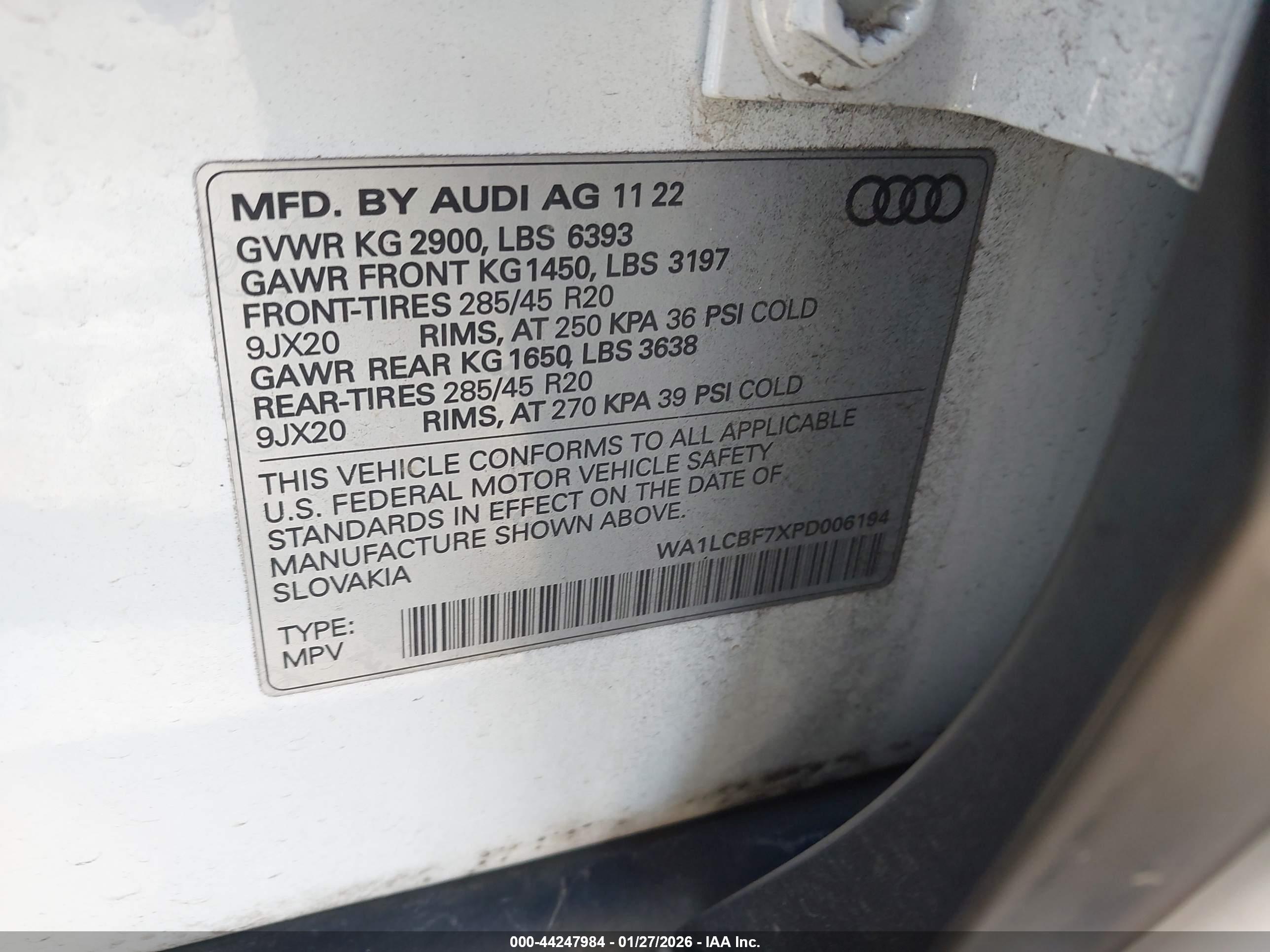 AUDI Q7 image 9