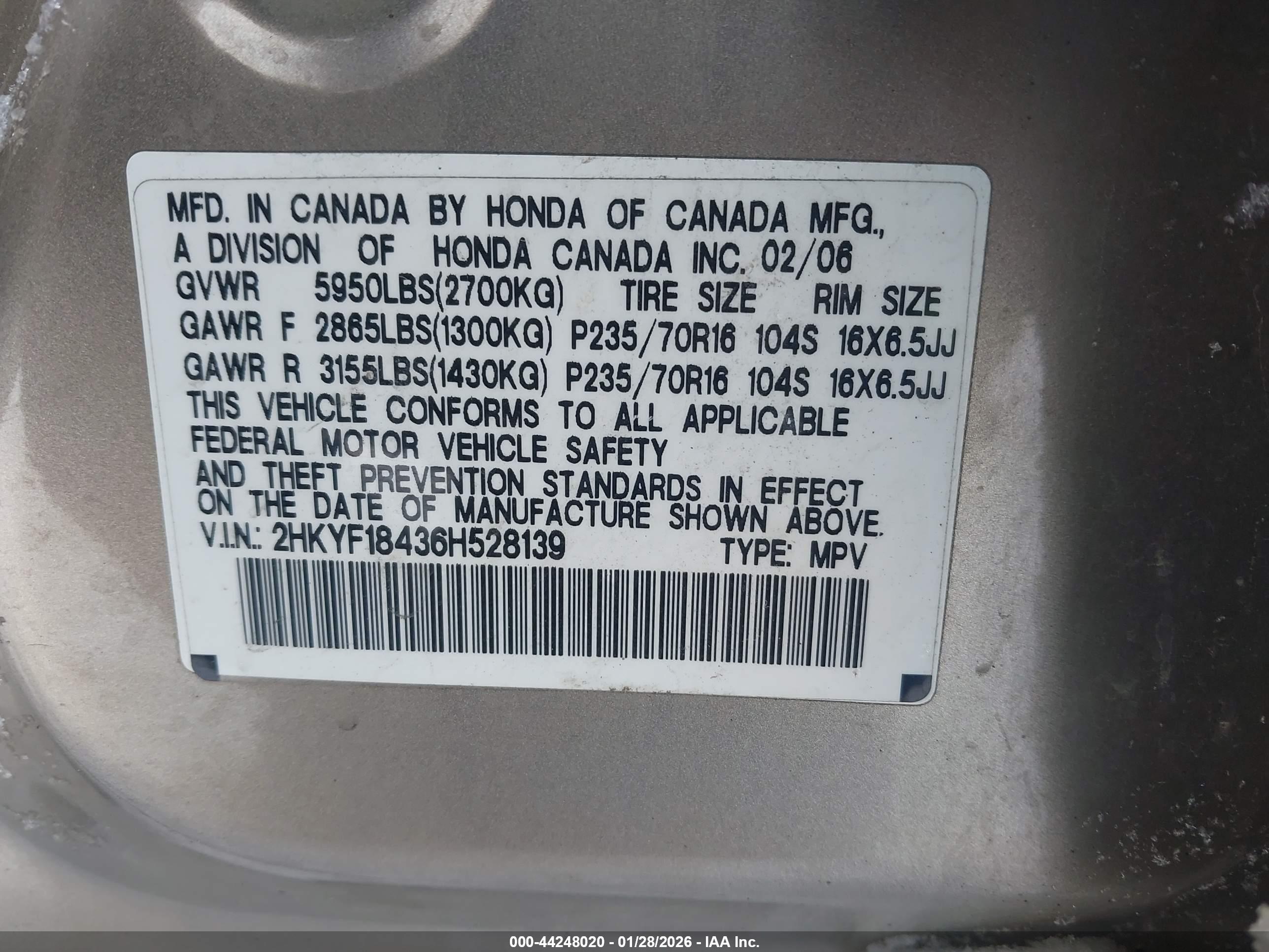 HONDA PILOT image 9