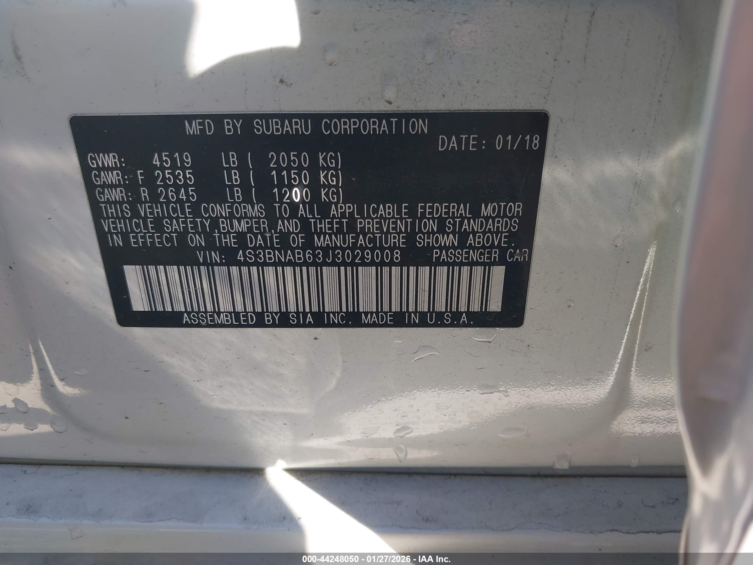 SUBARU LEGACY image 9