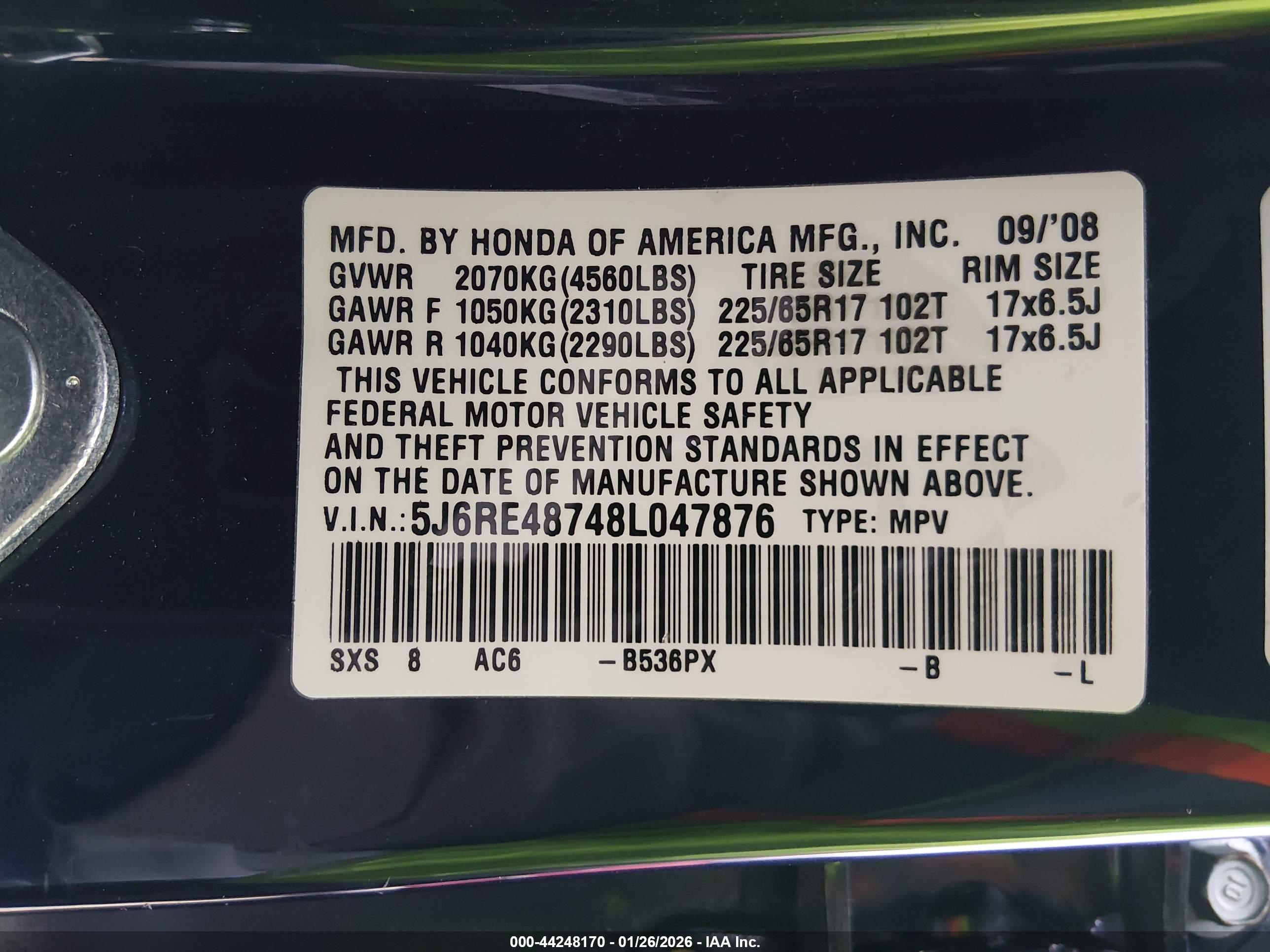 HONDA CR-V image 9
