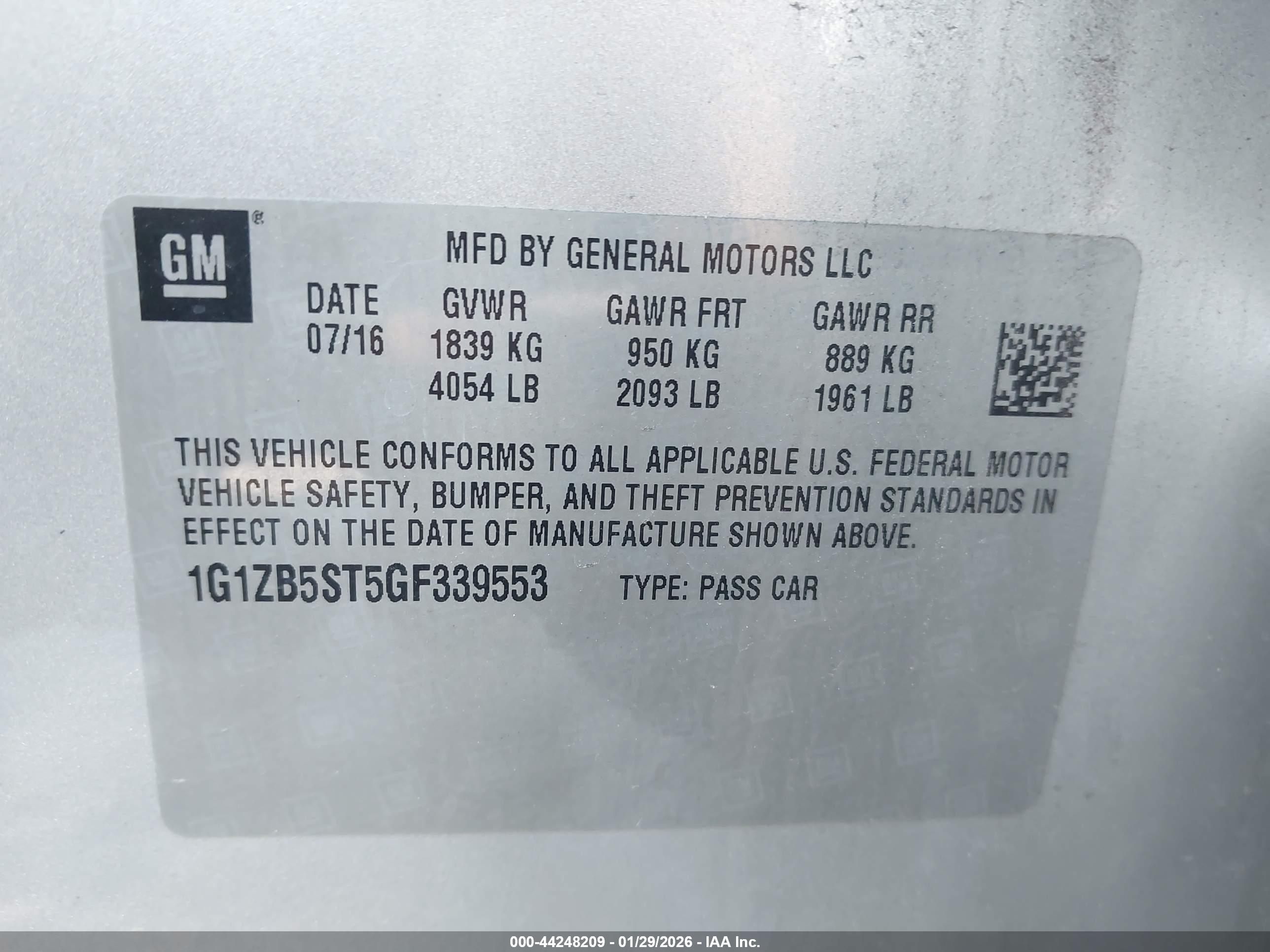 CHEVROLET MALIBU image 9