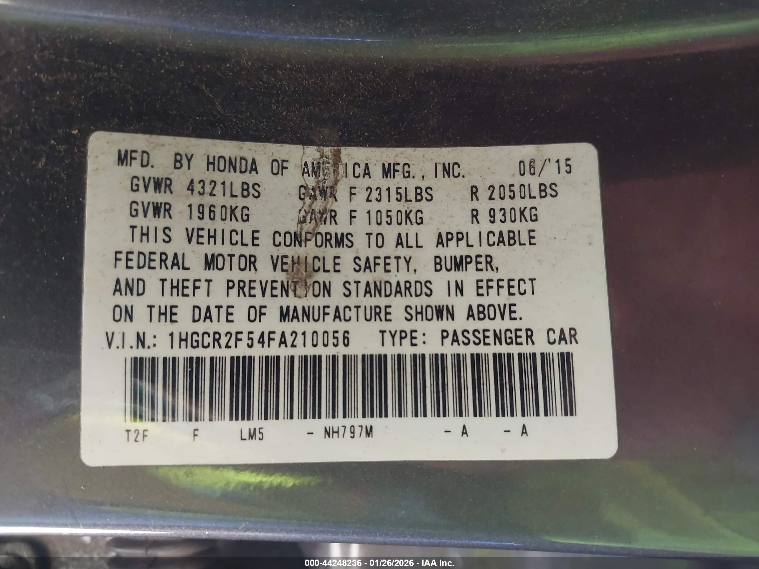 HONDA ACCORD image 9