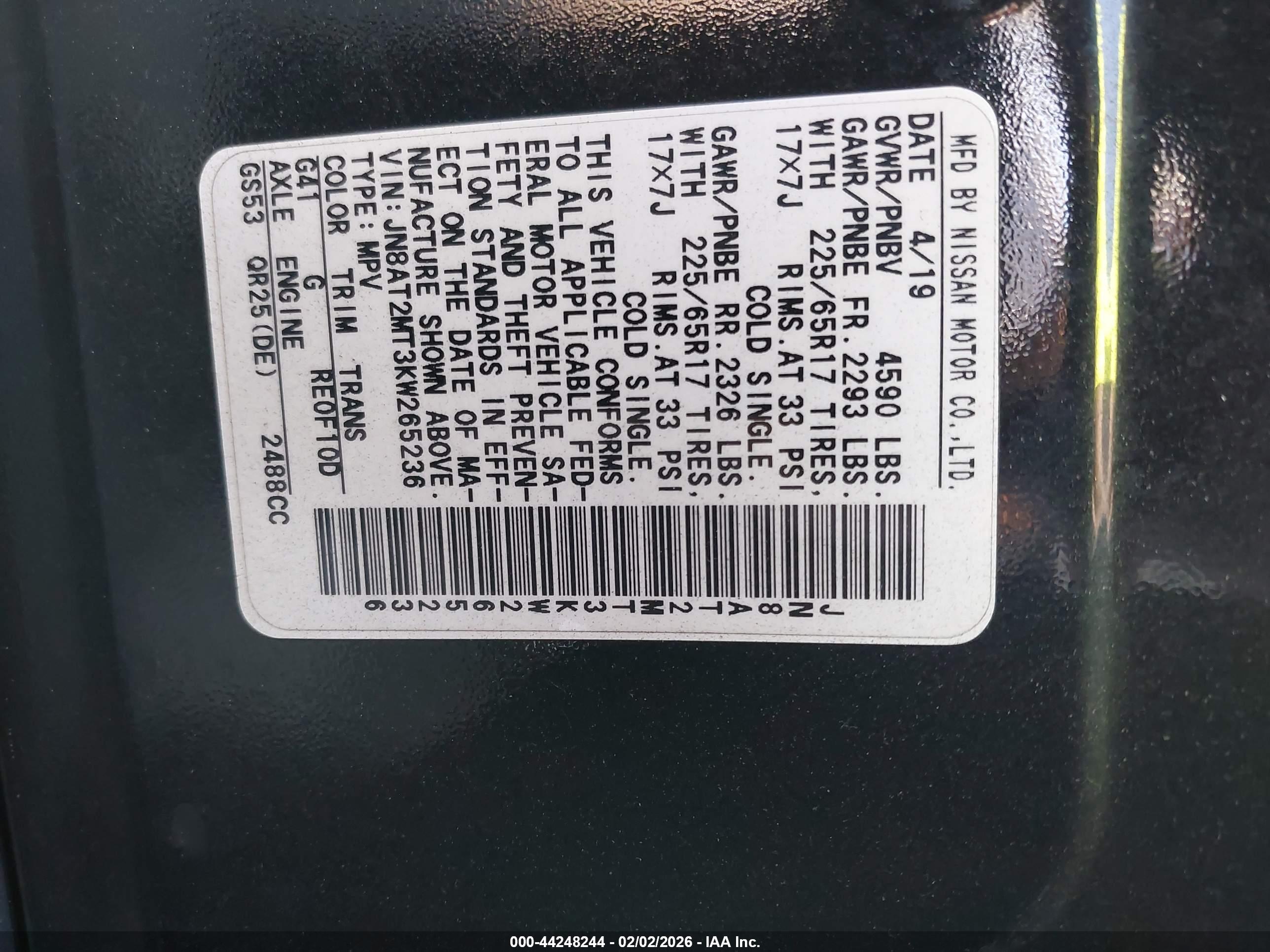 NISSAN ROGUE image 9