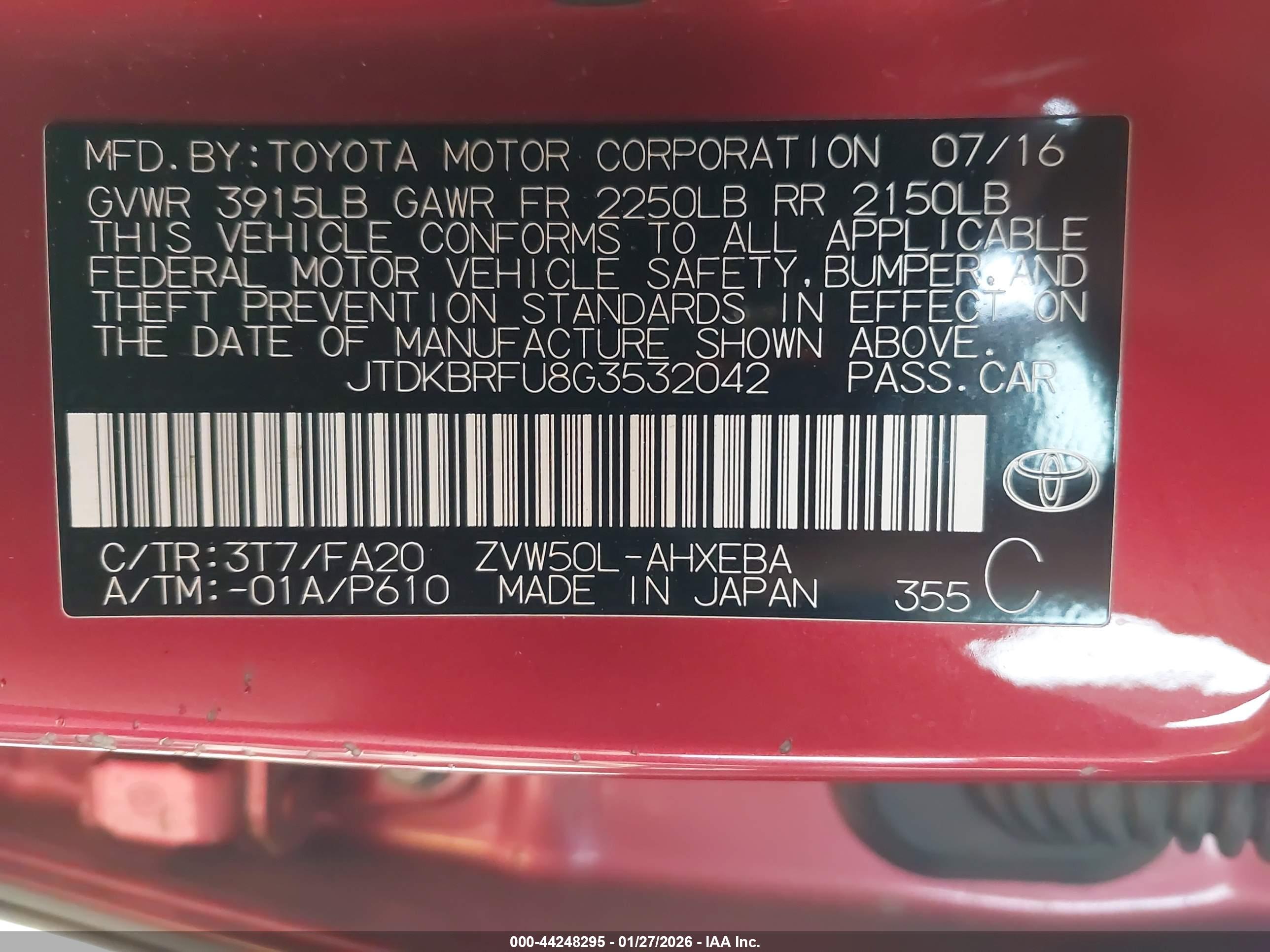 TOYOTA PRIUS image 9
