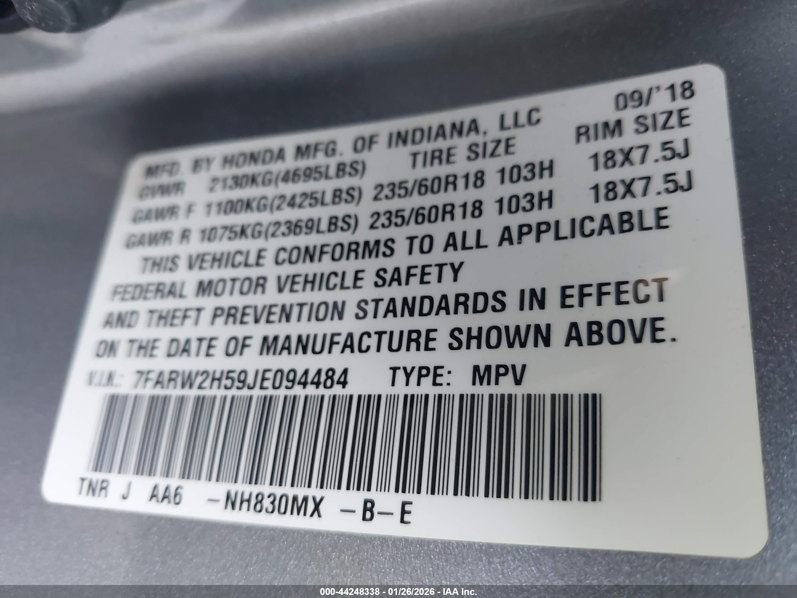 HONDA CR-V image 9