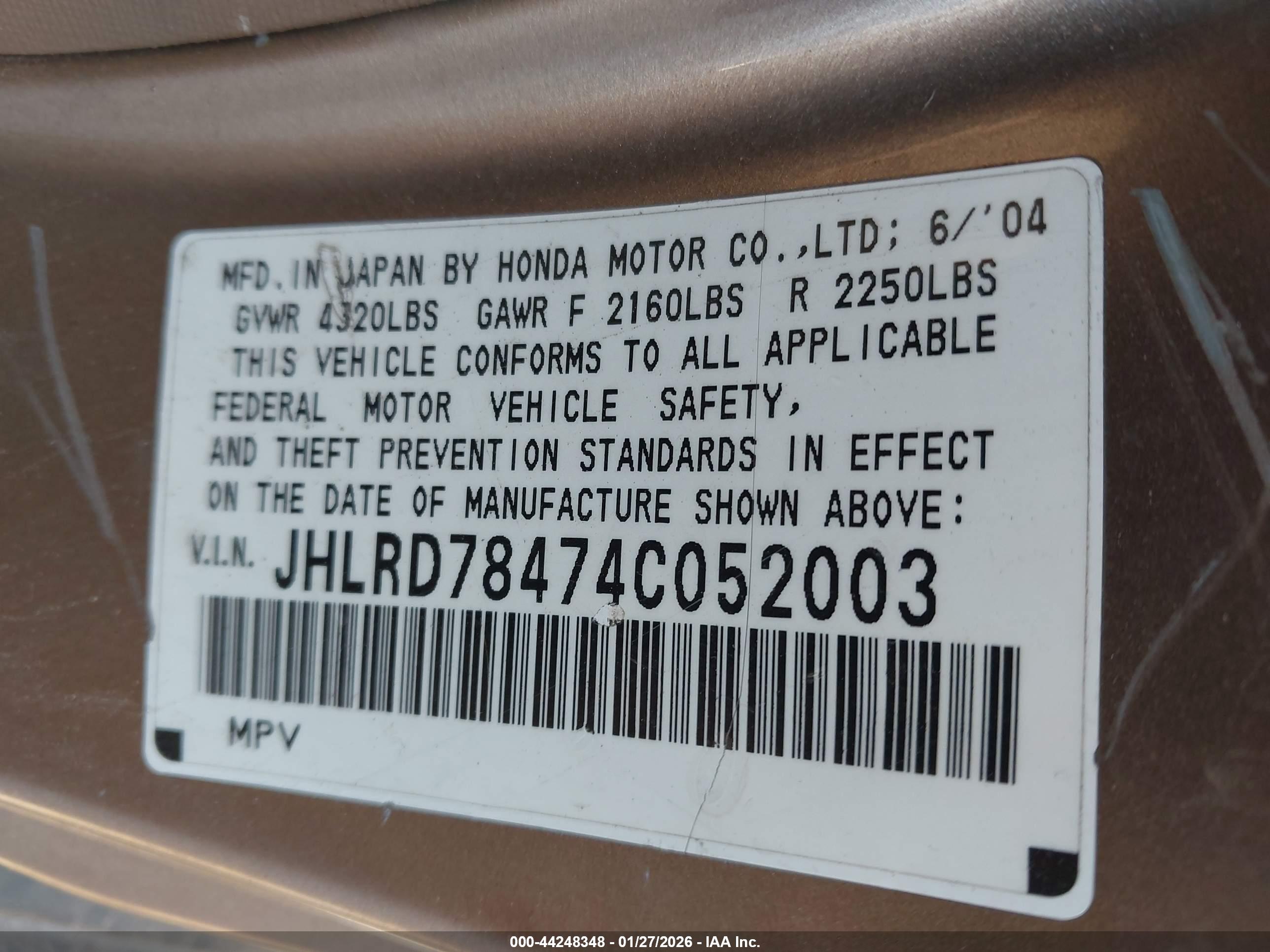 HONDA CR-V image 9