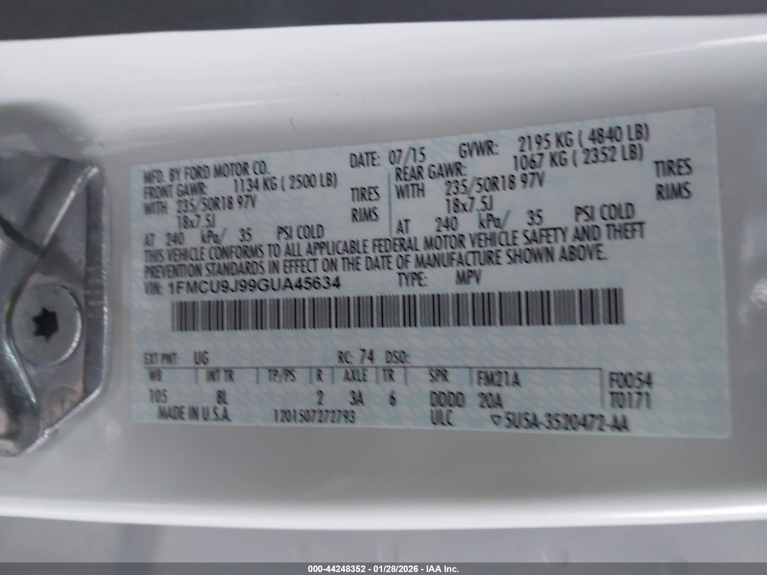 FORD ESCAPE image 9