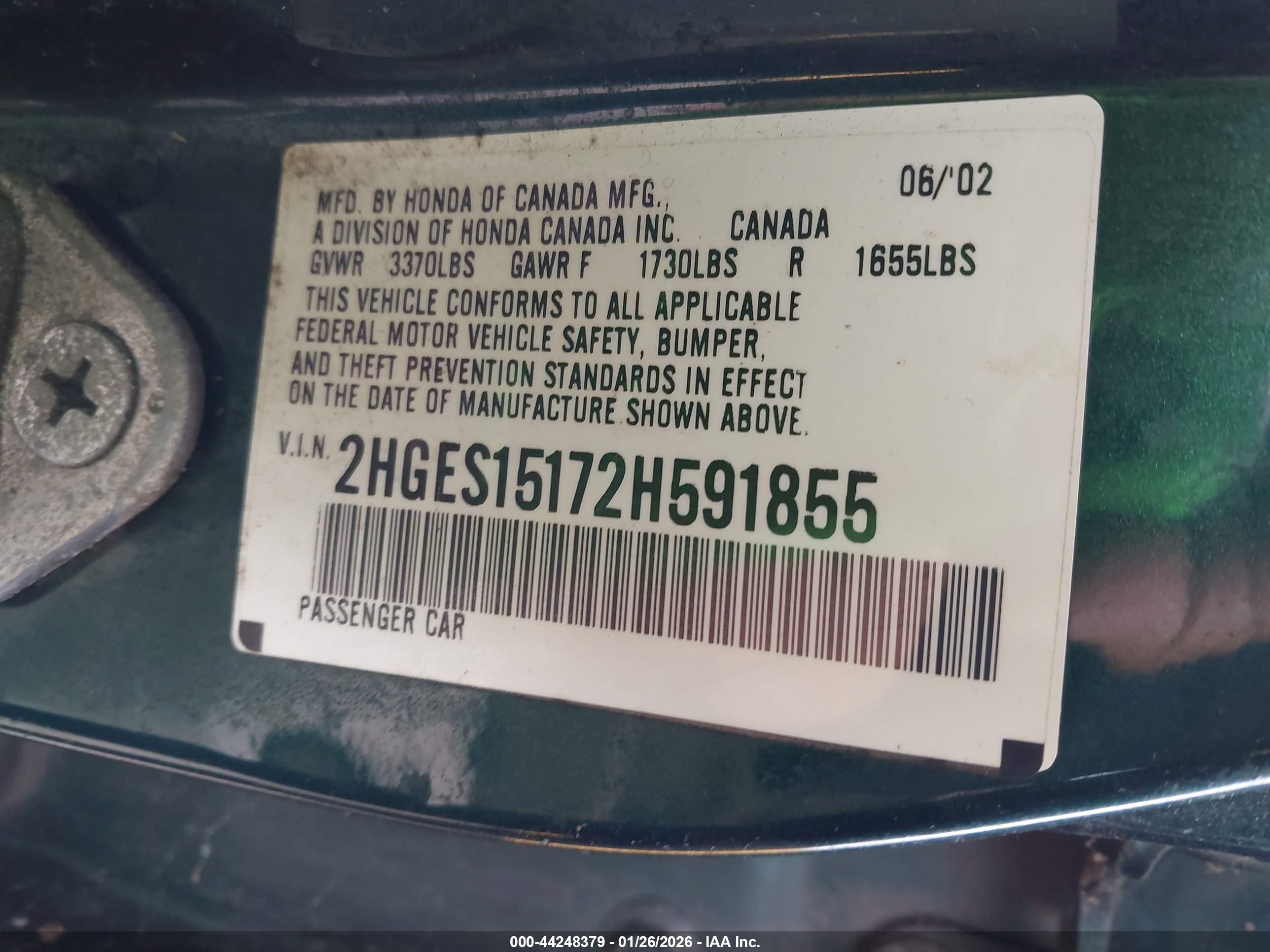 HONDA CIVIC image 9