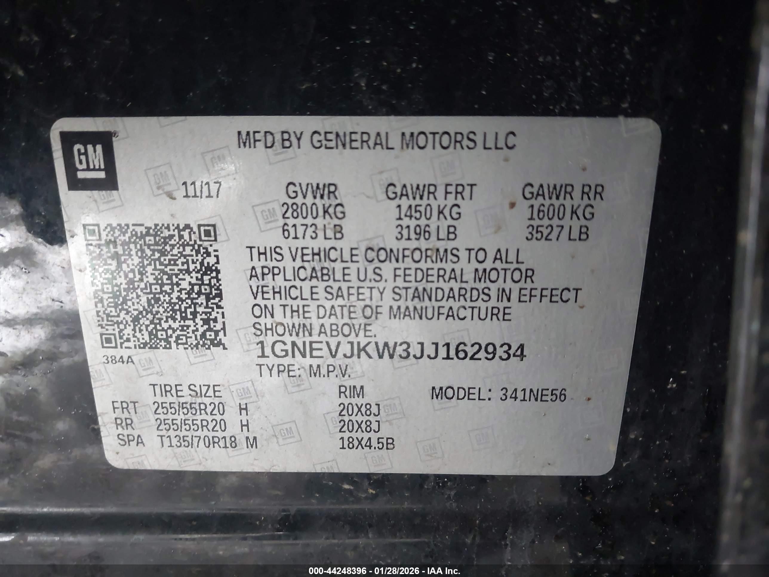 CHEVROLET TRAVERSE image 9