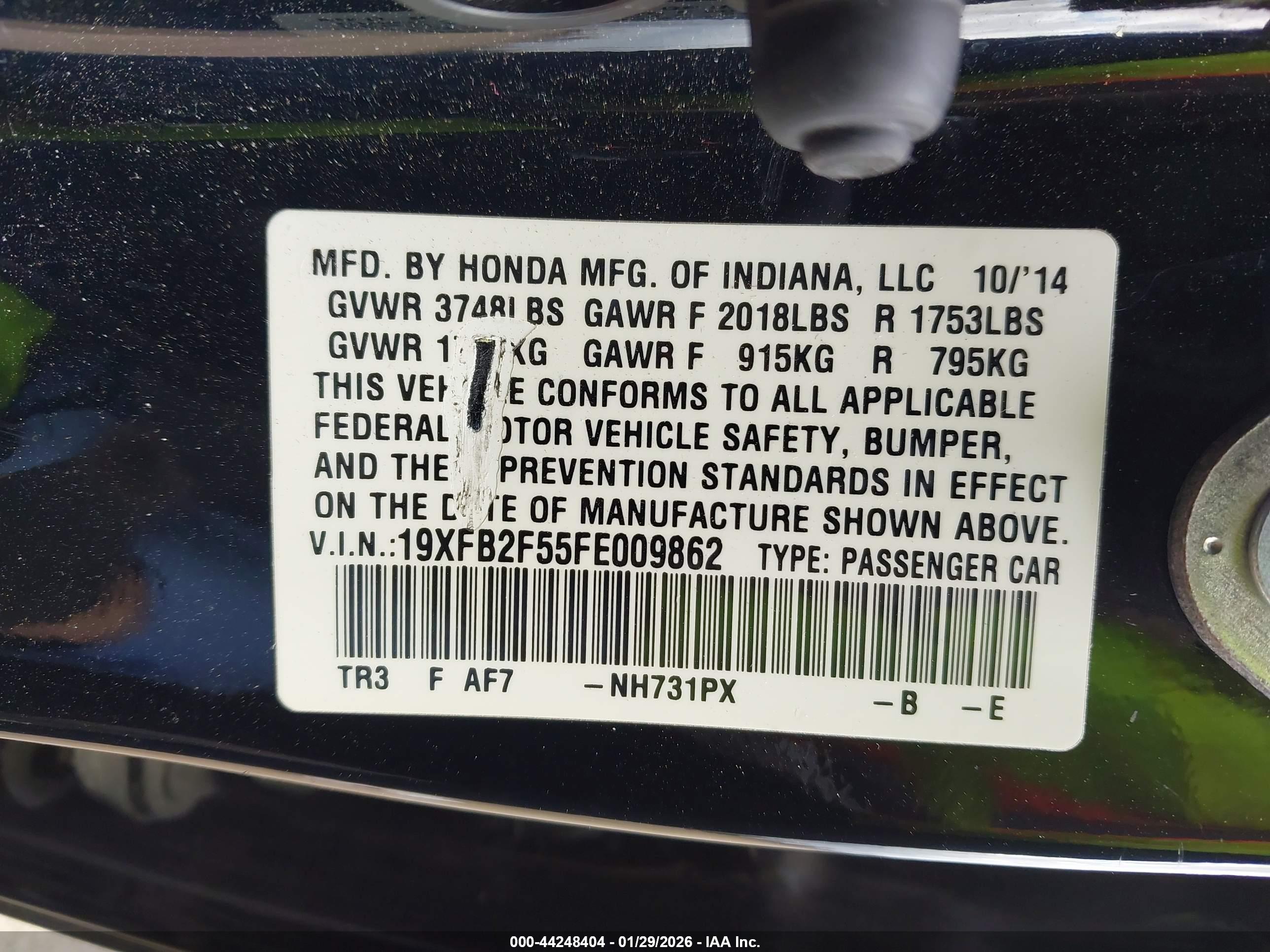 HONDA CIVIC image 9