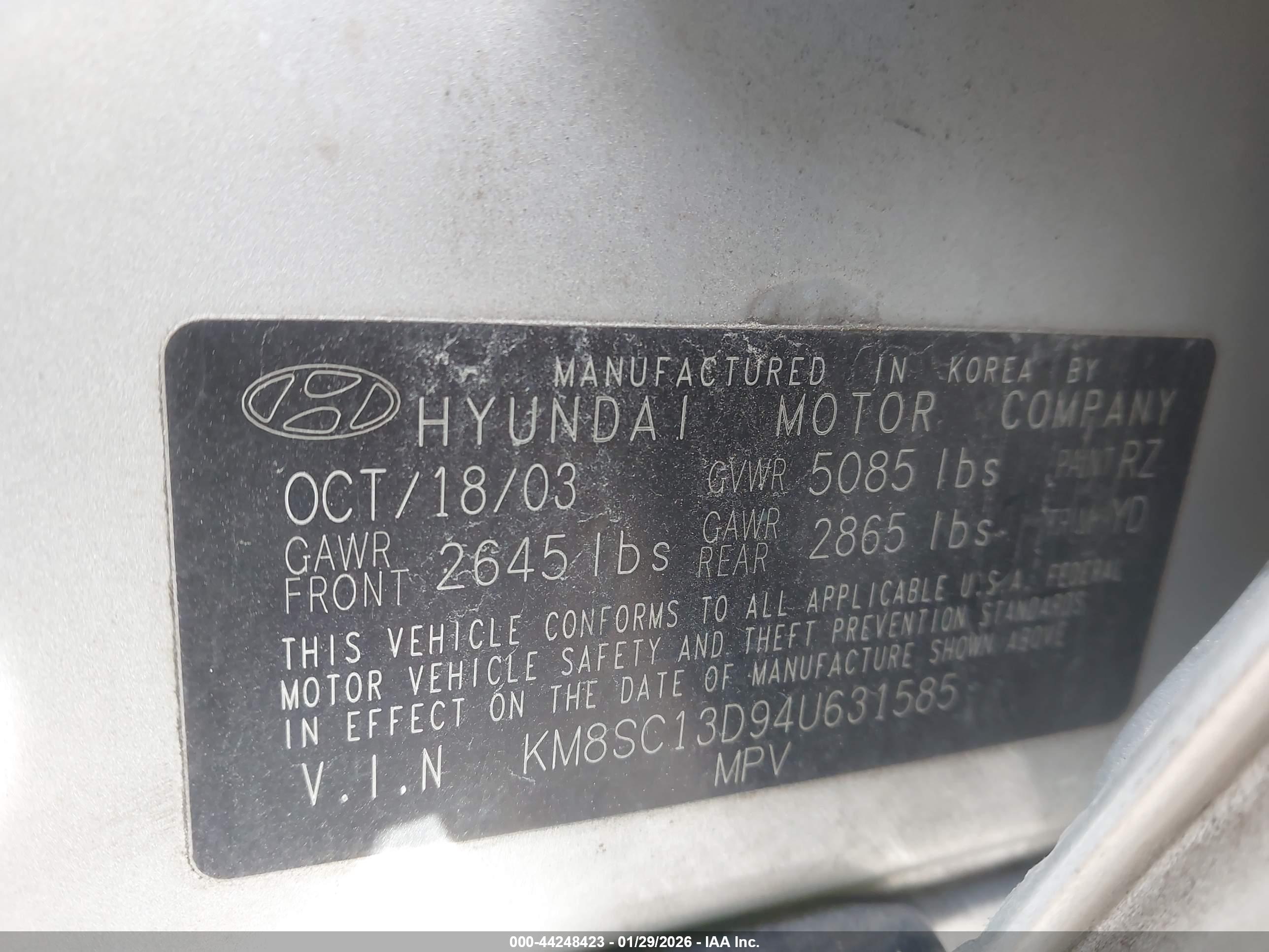 HYUNDAI SANTA image 9