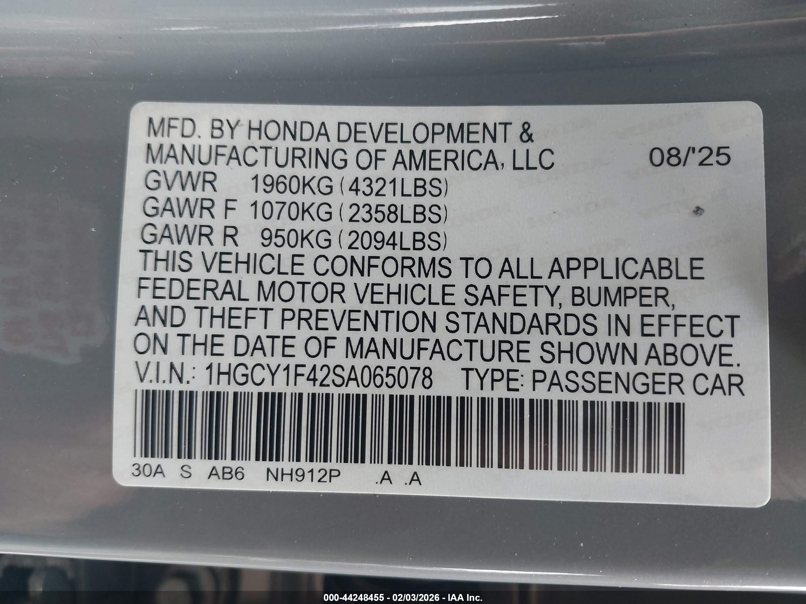HONDA ACCORD image 9