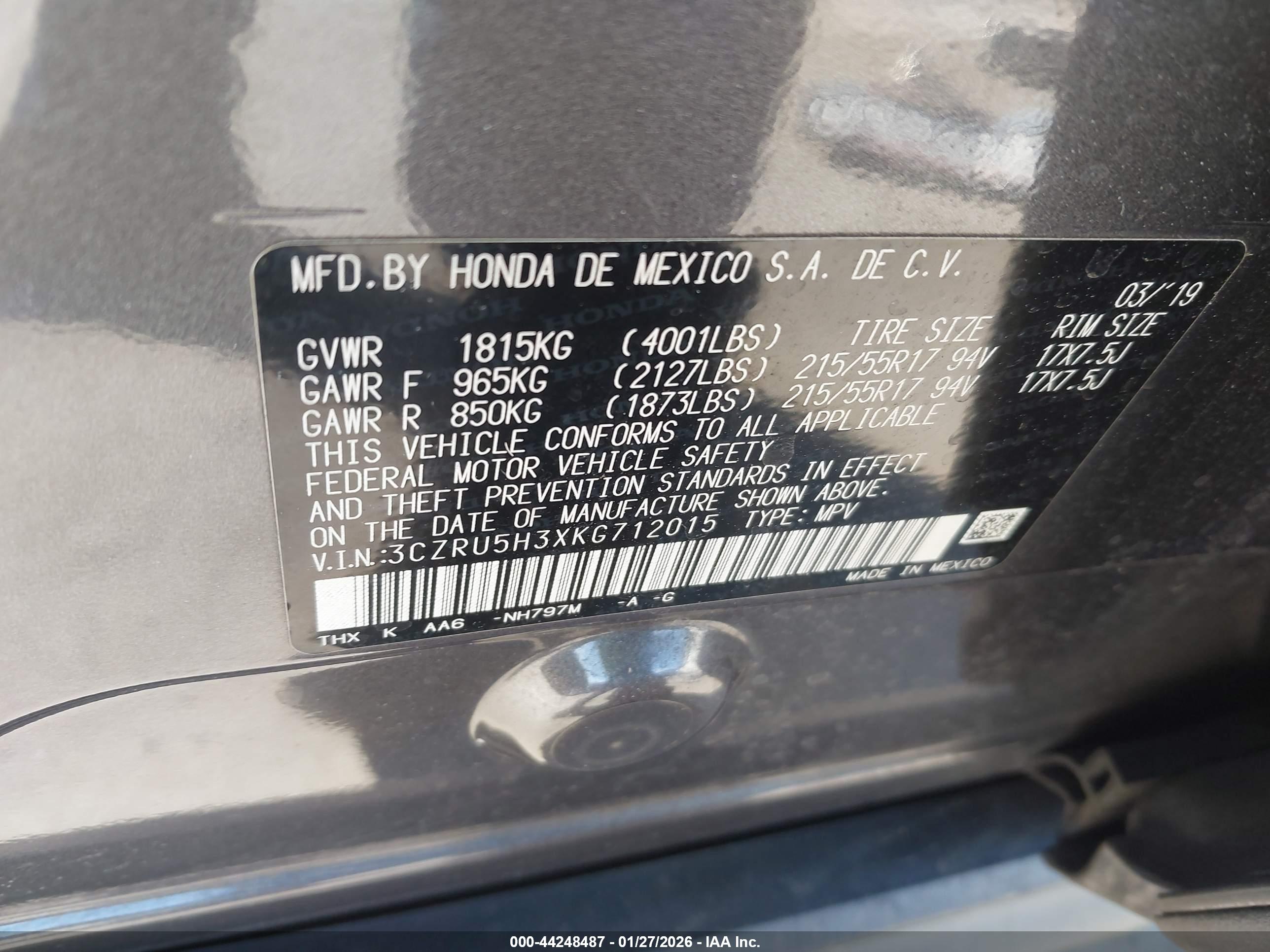 HONDA HR-V image 9