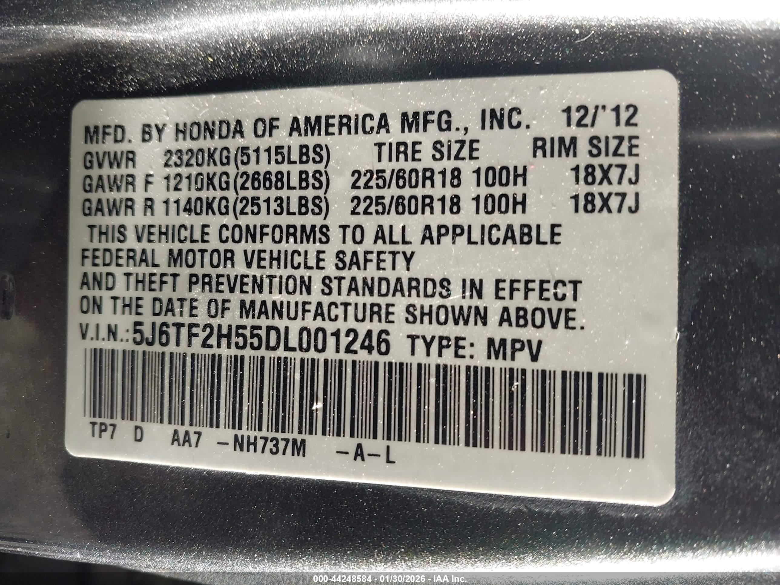 HONDA CROSSTOUR image 9