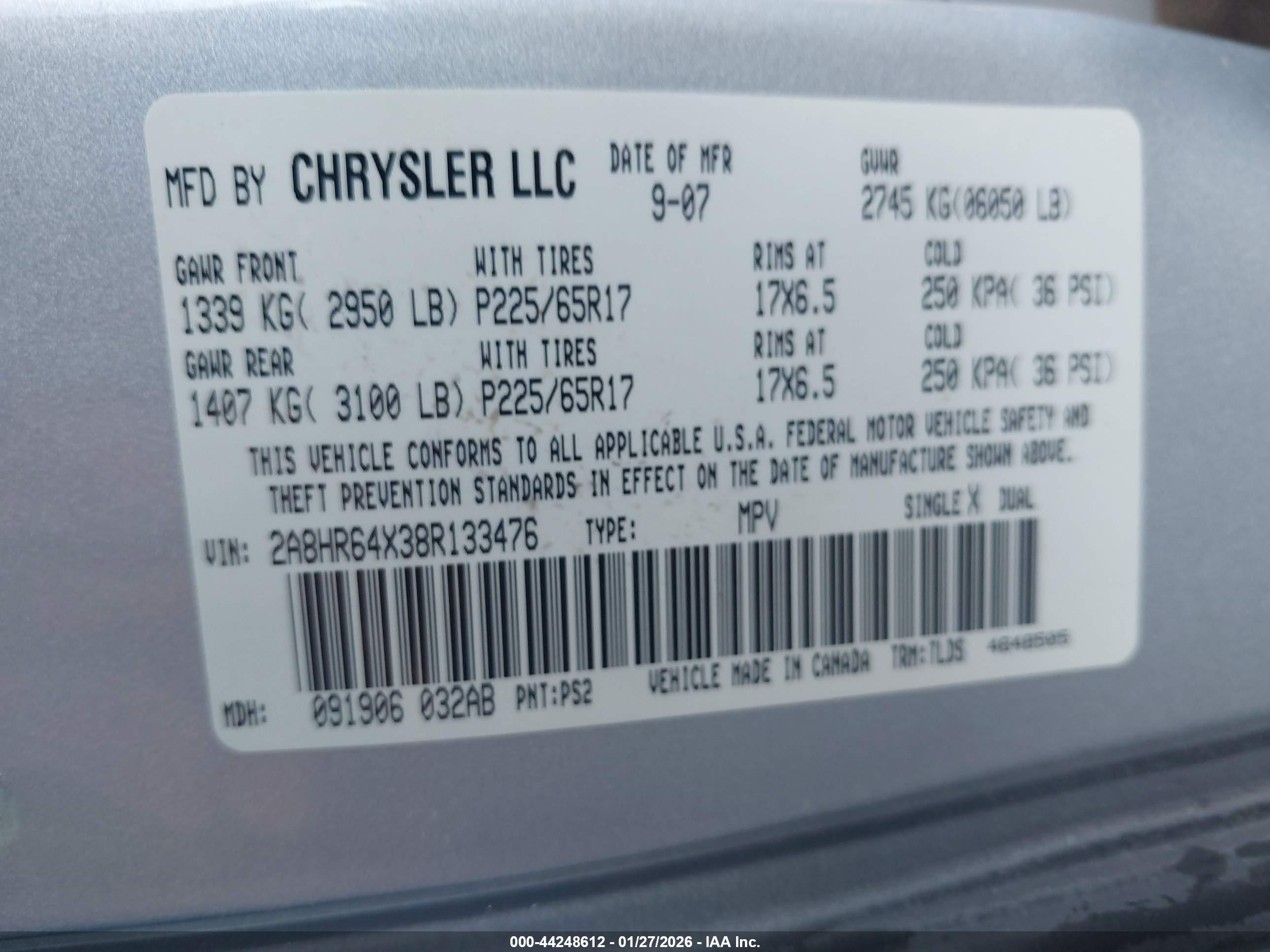 CHRYSLER TOWN image 9