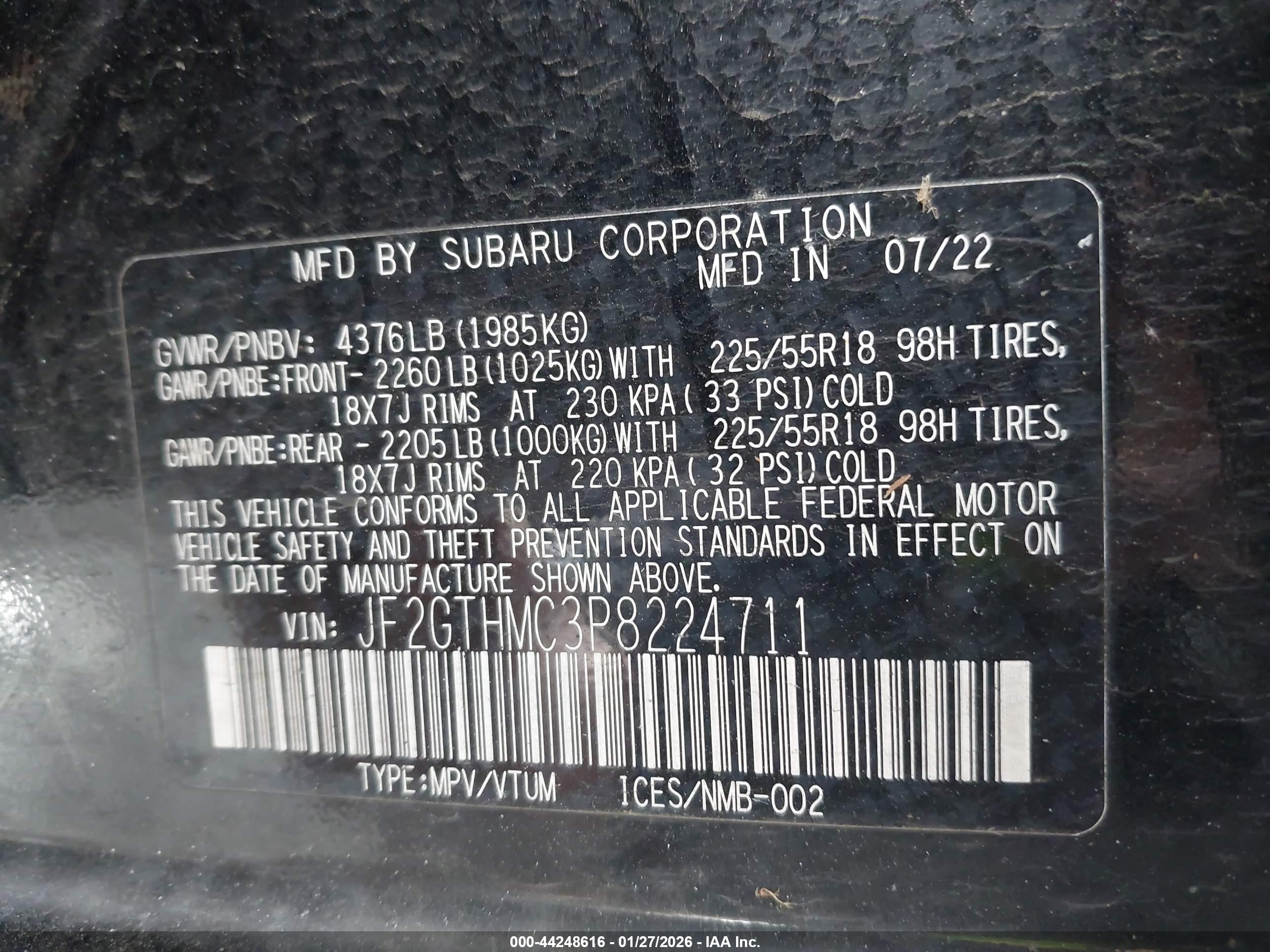 SUBARU CROSSTREK image 9