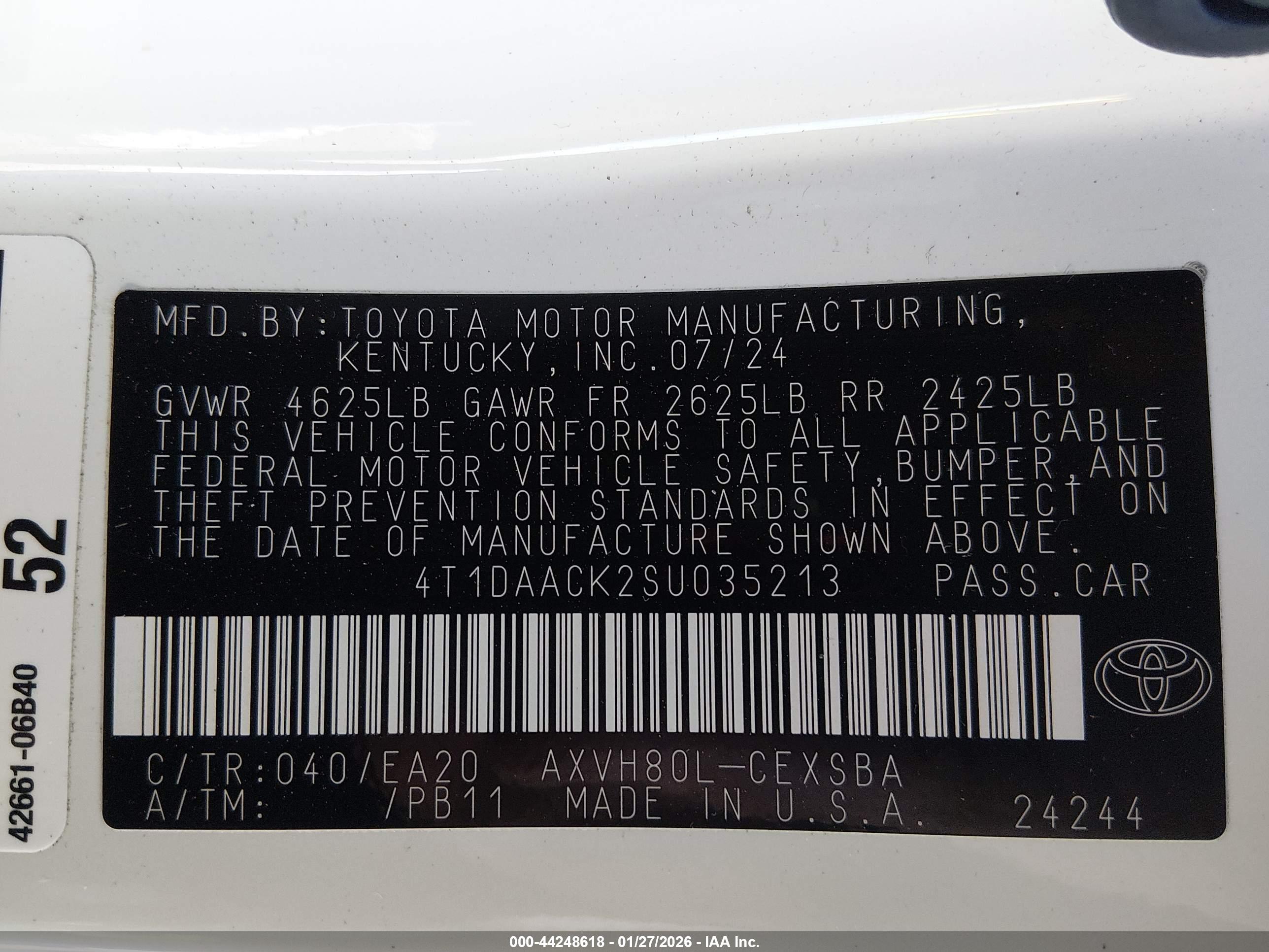 TOYOTA CAMRY image 9