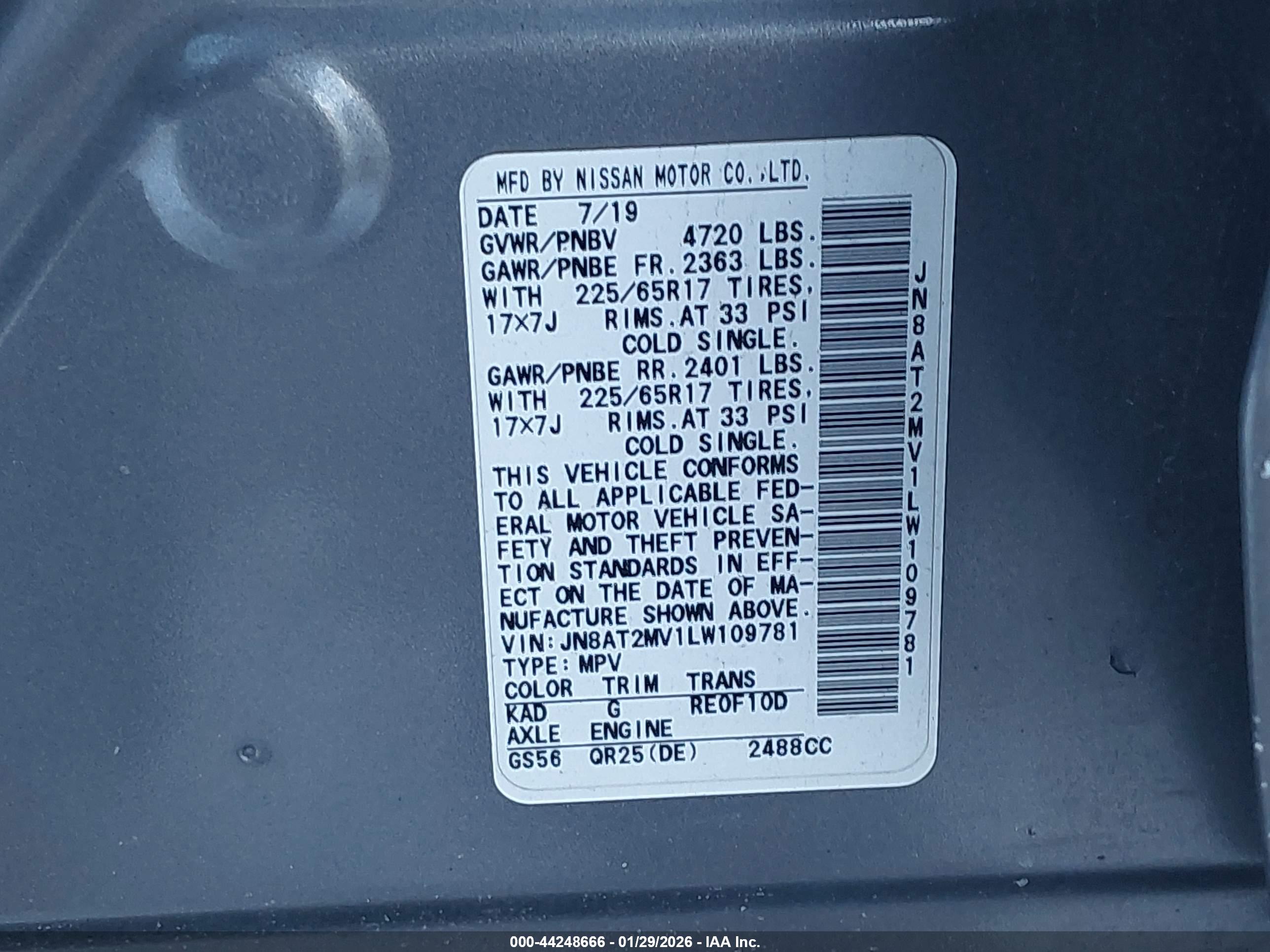 NISSAN ROGUE image 9