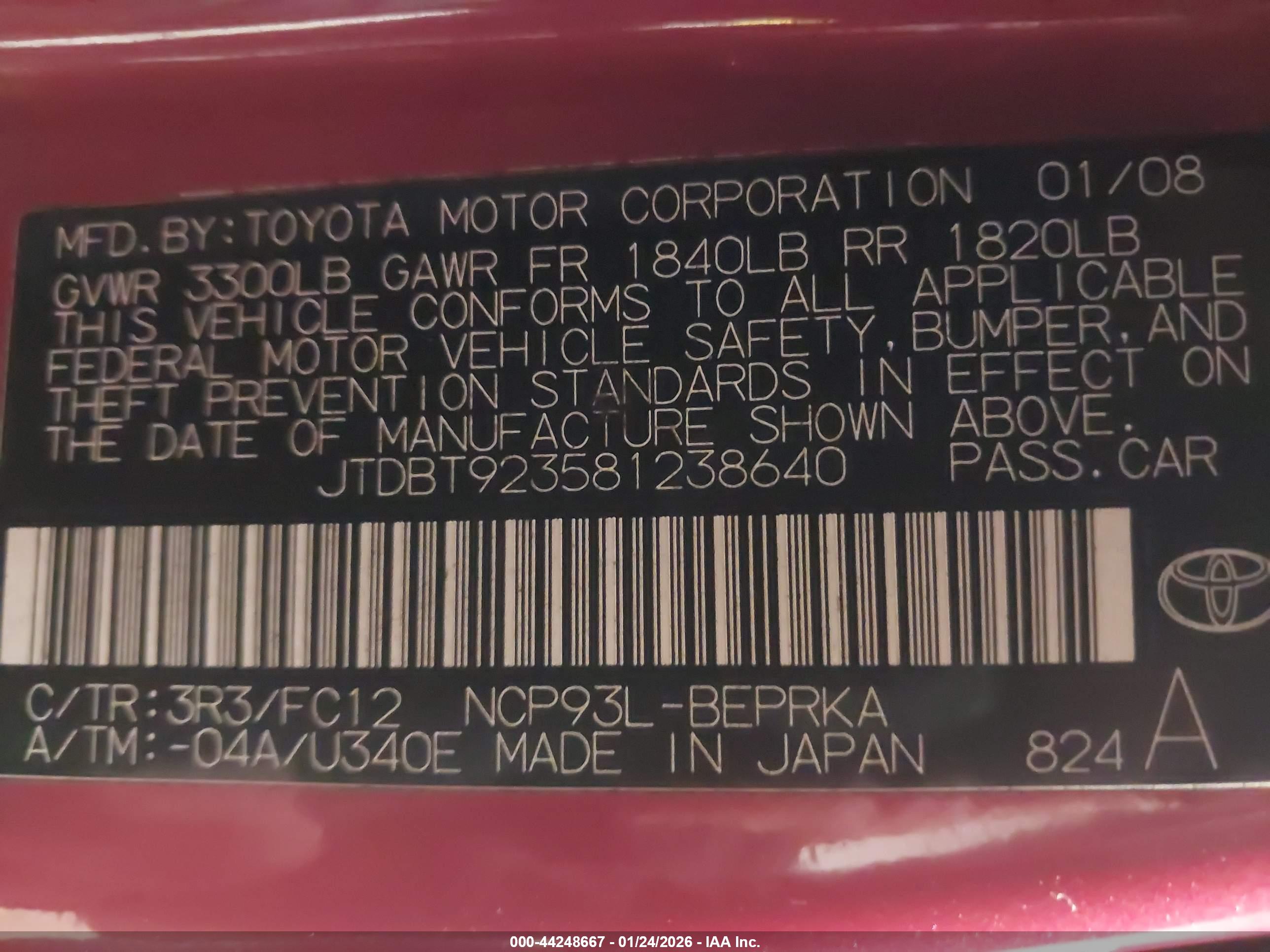 TOYOTA YARIS image 9