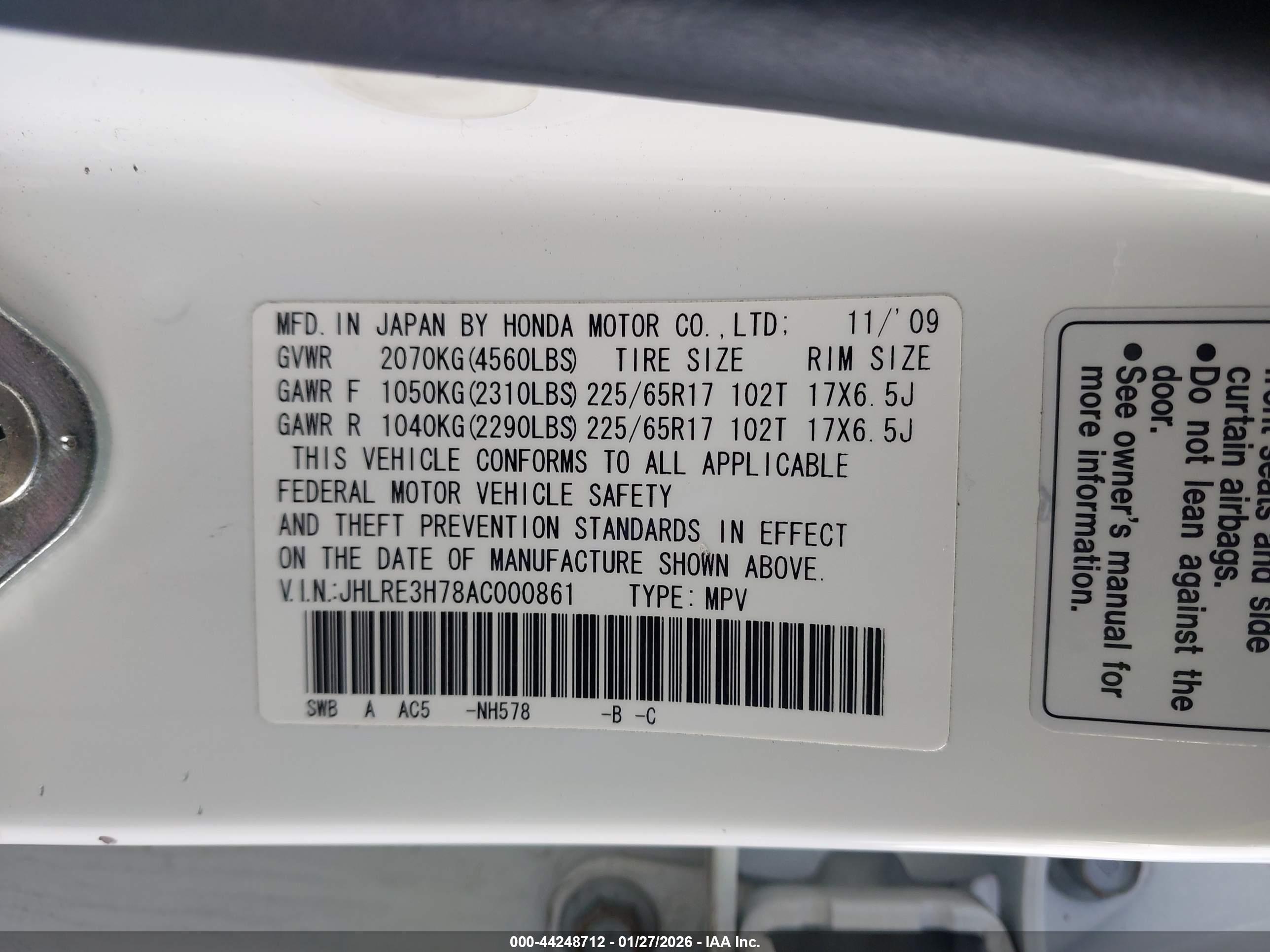 HONDA CR-V image 9