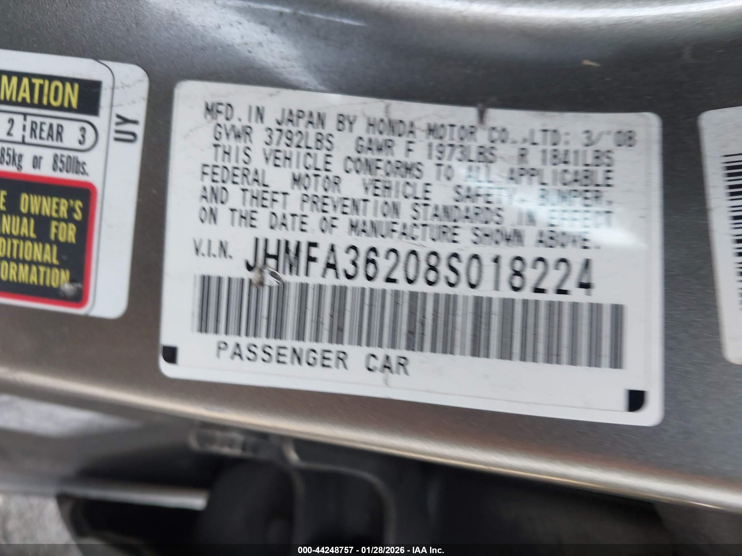 HONDA CIVIC image 9