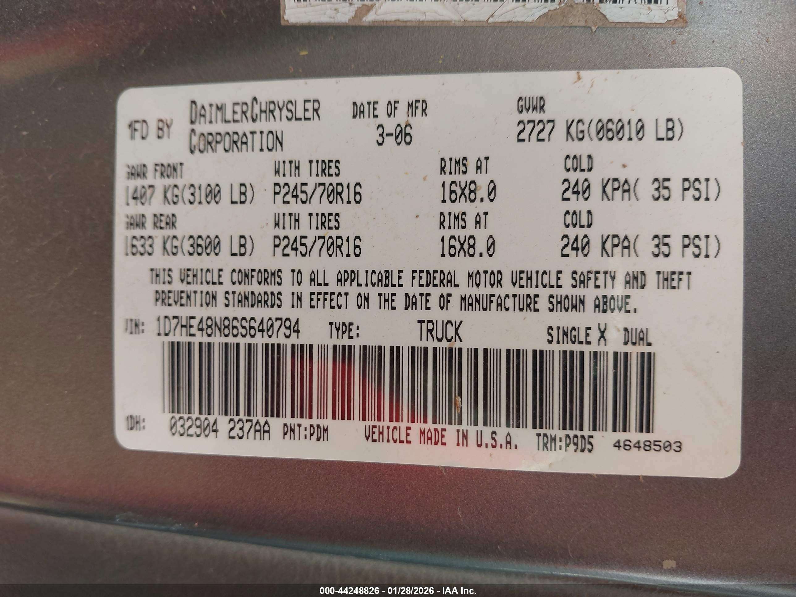 DODGE DAKOTA image 9