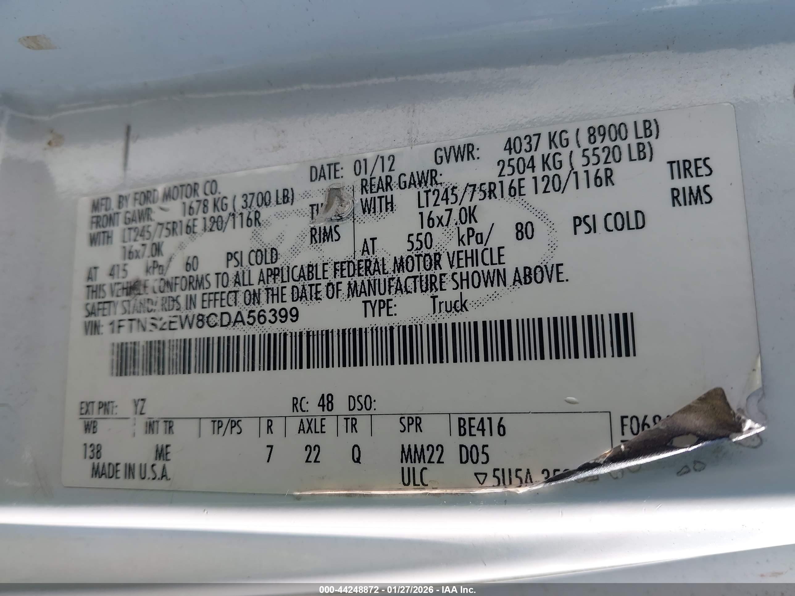 FORD E-250 image 9